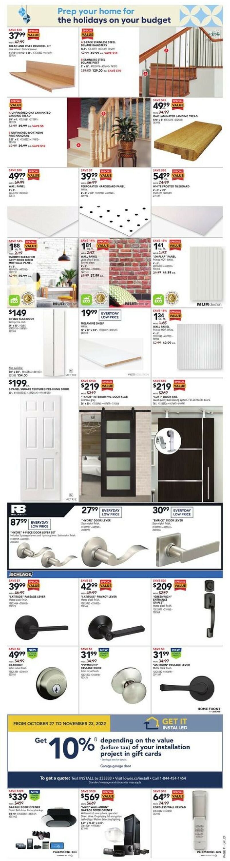 Lowes Flyer - 11/10-11/16/2022 (Page 14)