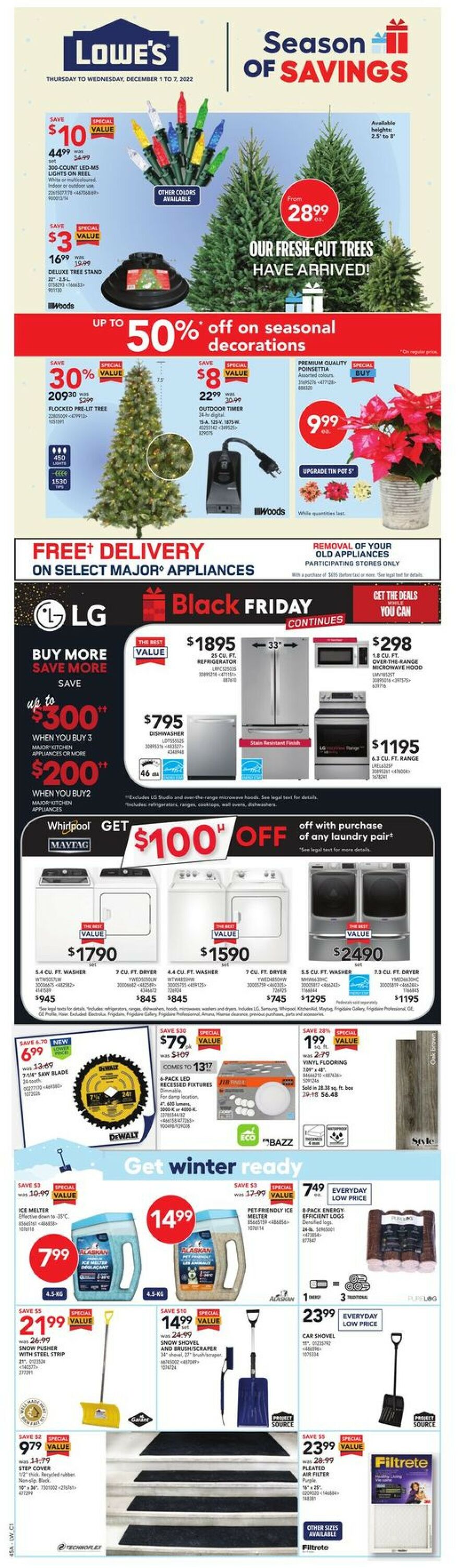 Lowes Flyer - 12/01-12/07/2022