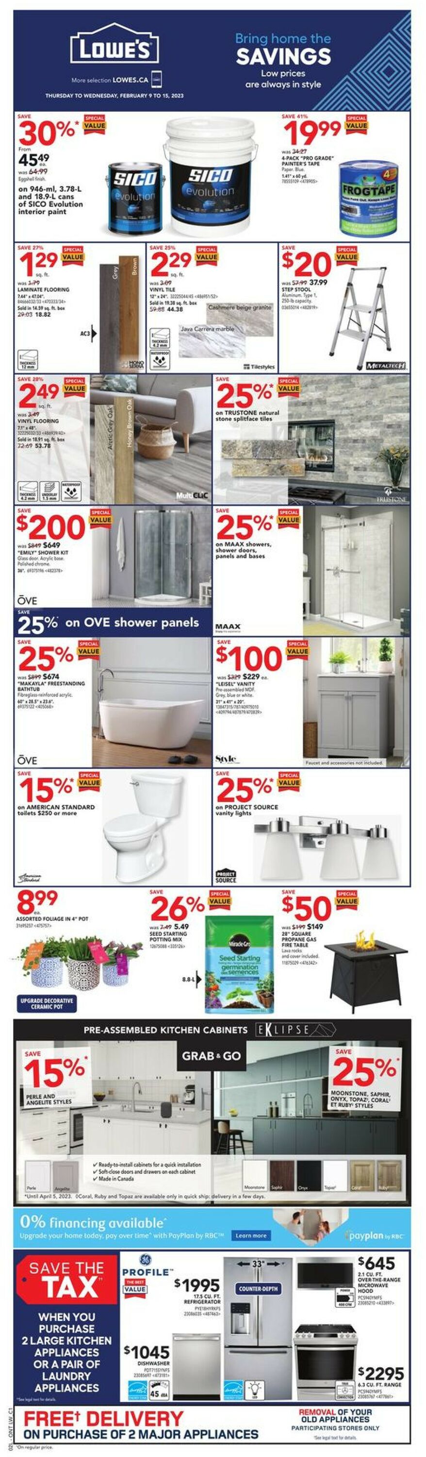 Lowes Flyer - 02/09-02/15/2023