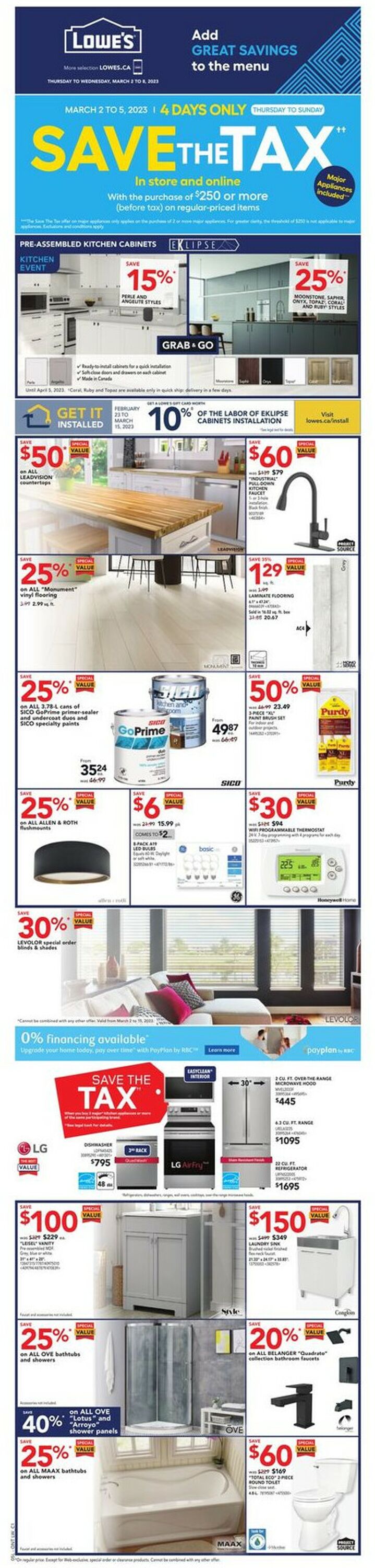 Lowes Flyer - 03/02-03/08/2023