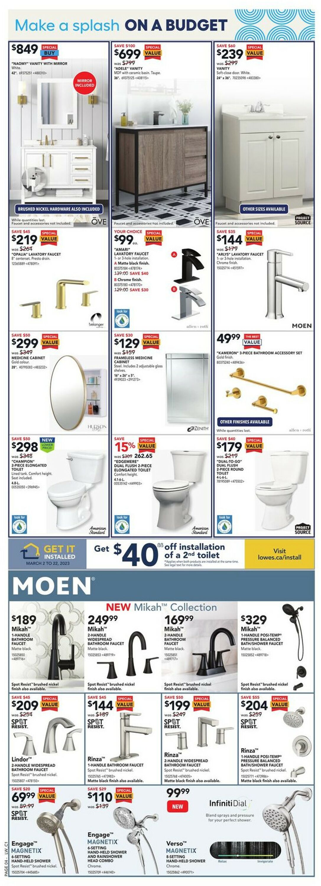 Lowes Flyer - 03/16-03/22/2023 (Page 4)