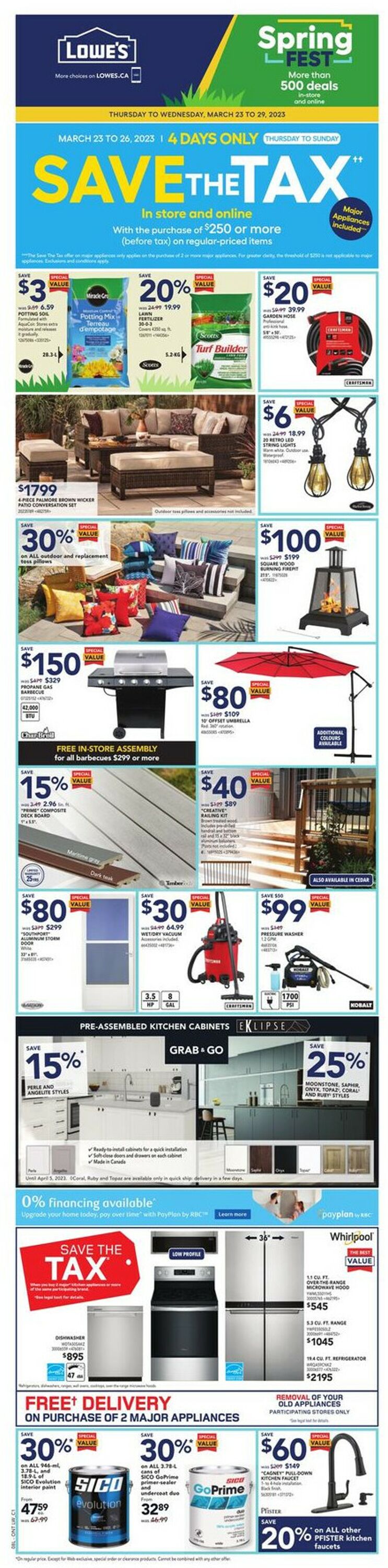 Lowes Flyer - 03/23-03/29/2023