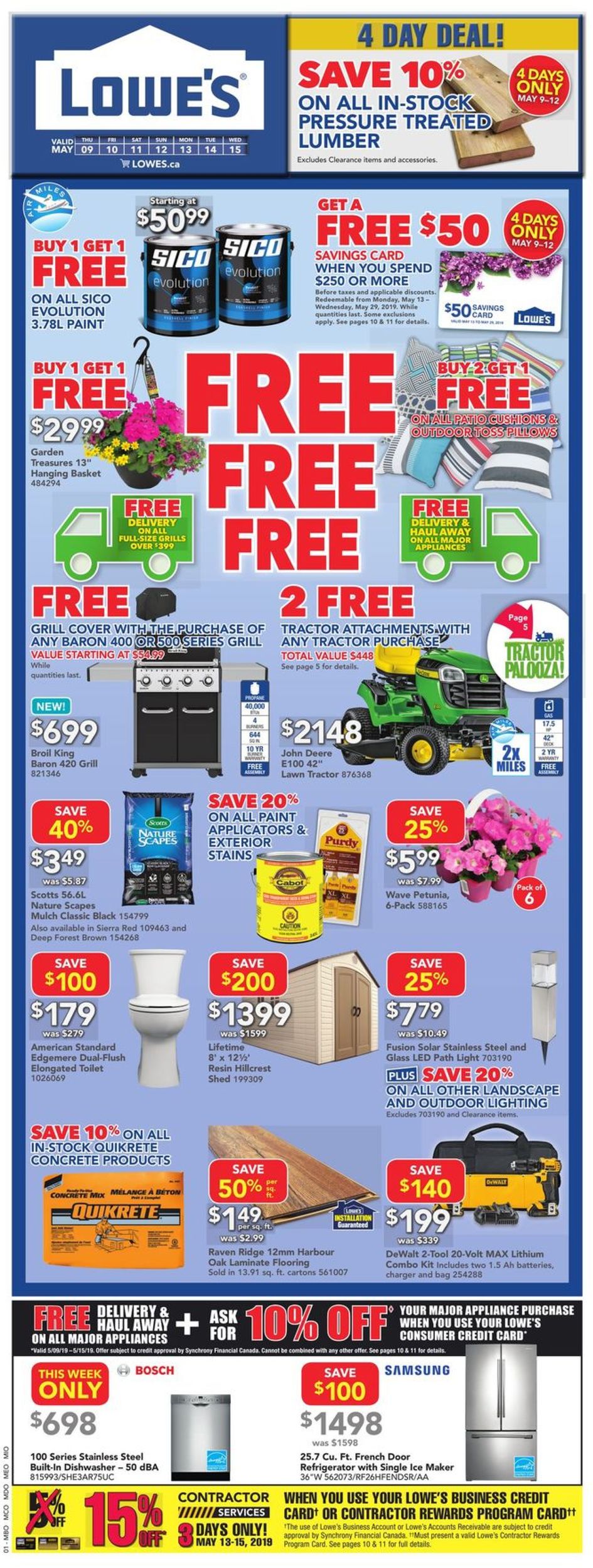 Lowes Flyer - 05/09-05/15/2019