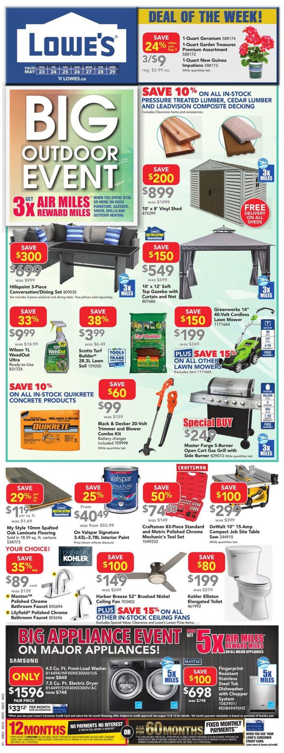 Lowes Flyer - 05/23-05/29/2019