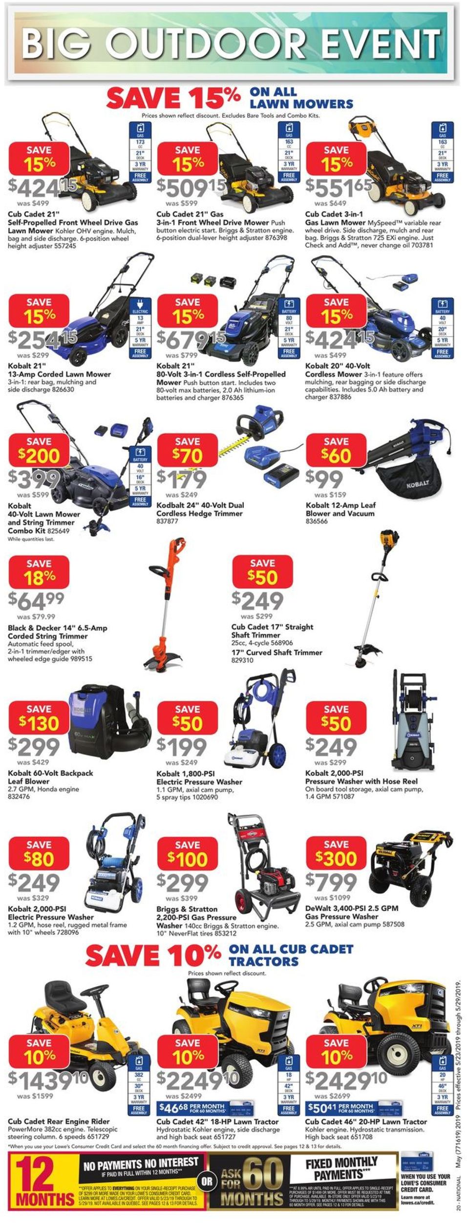 Lowes Flyer - 05/23-05/29/2019 (Page 21)