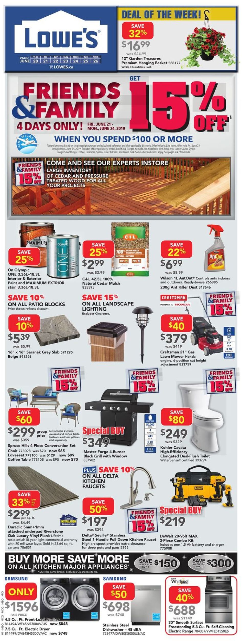Lowes Flyer - 06/20-06/26/2019