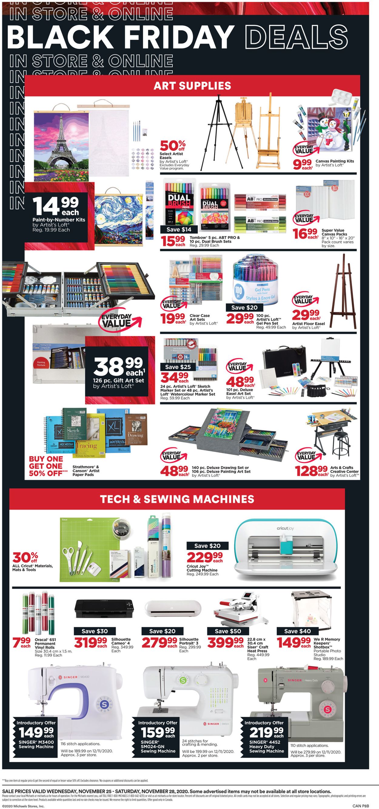 Michaels - Black Friday 2020 Flyer - 11/25-11/28/2020 (Page 8)