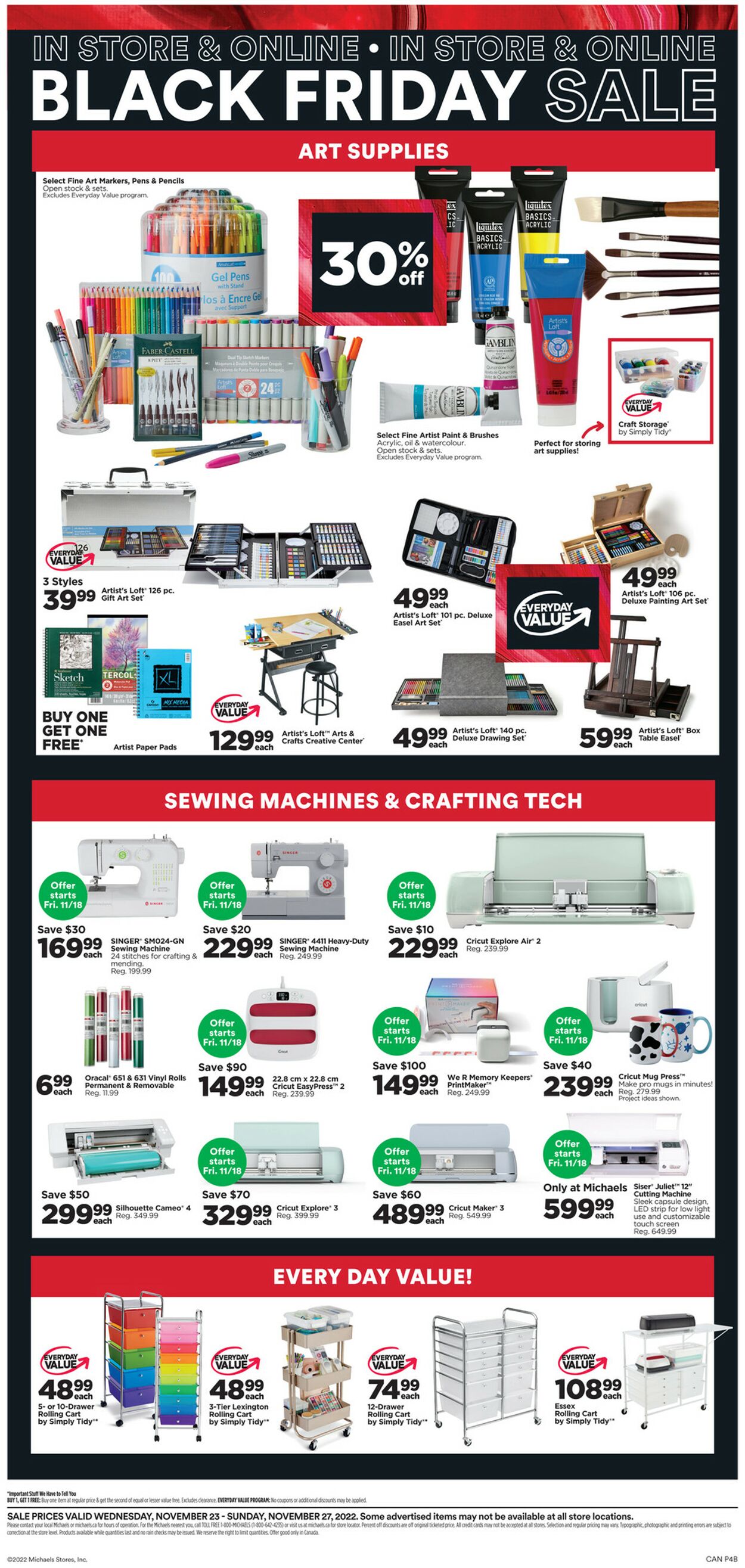 Michaels Flyer - 11/23-11/27/2022 (Page 4)