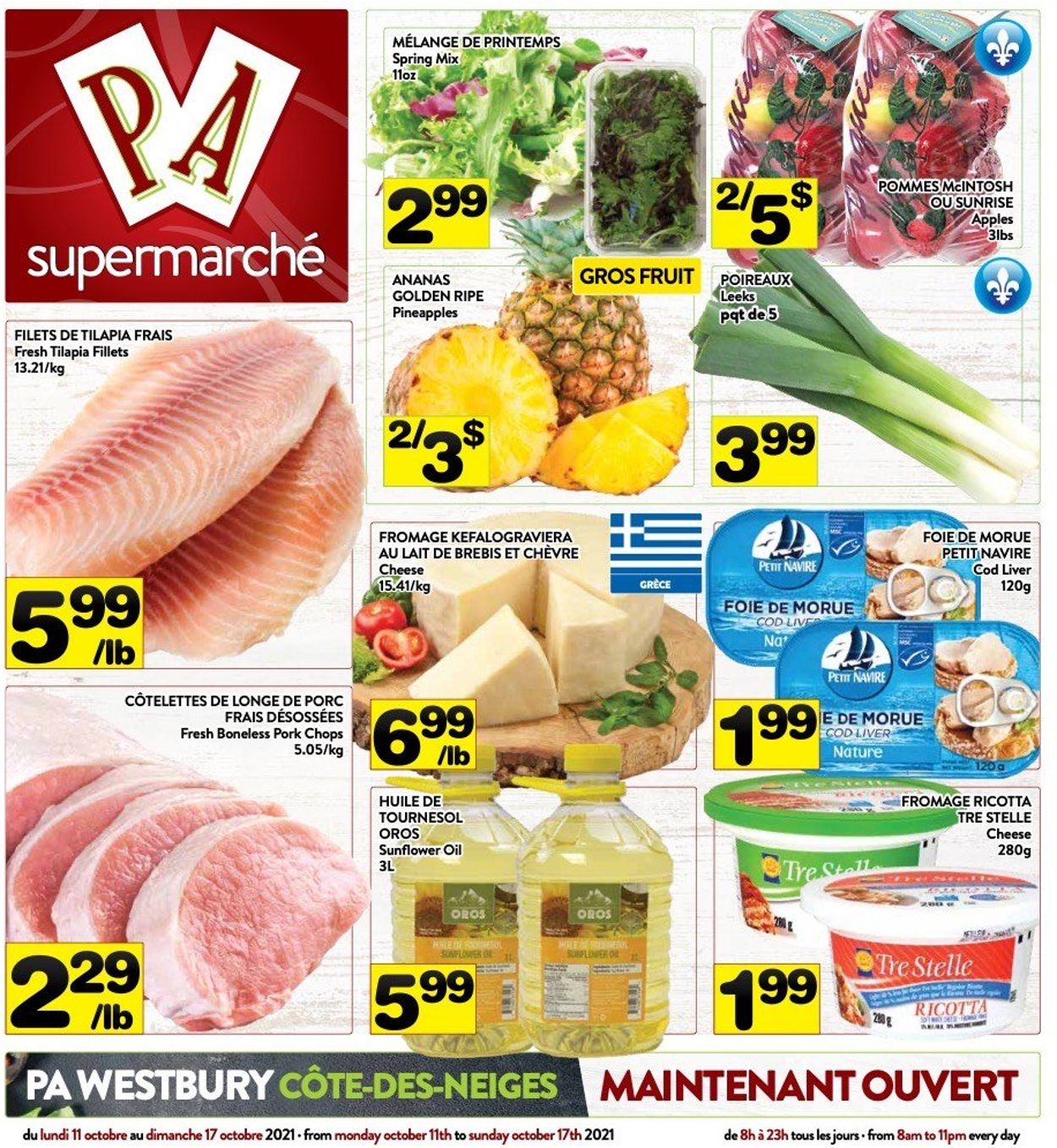 PA Supermarché Flyer - 10/11-10/17/2021