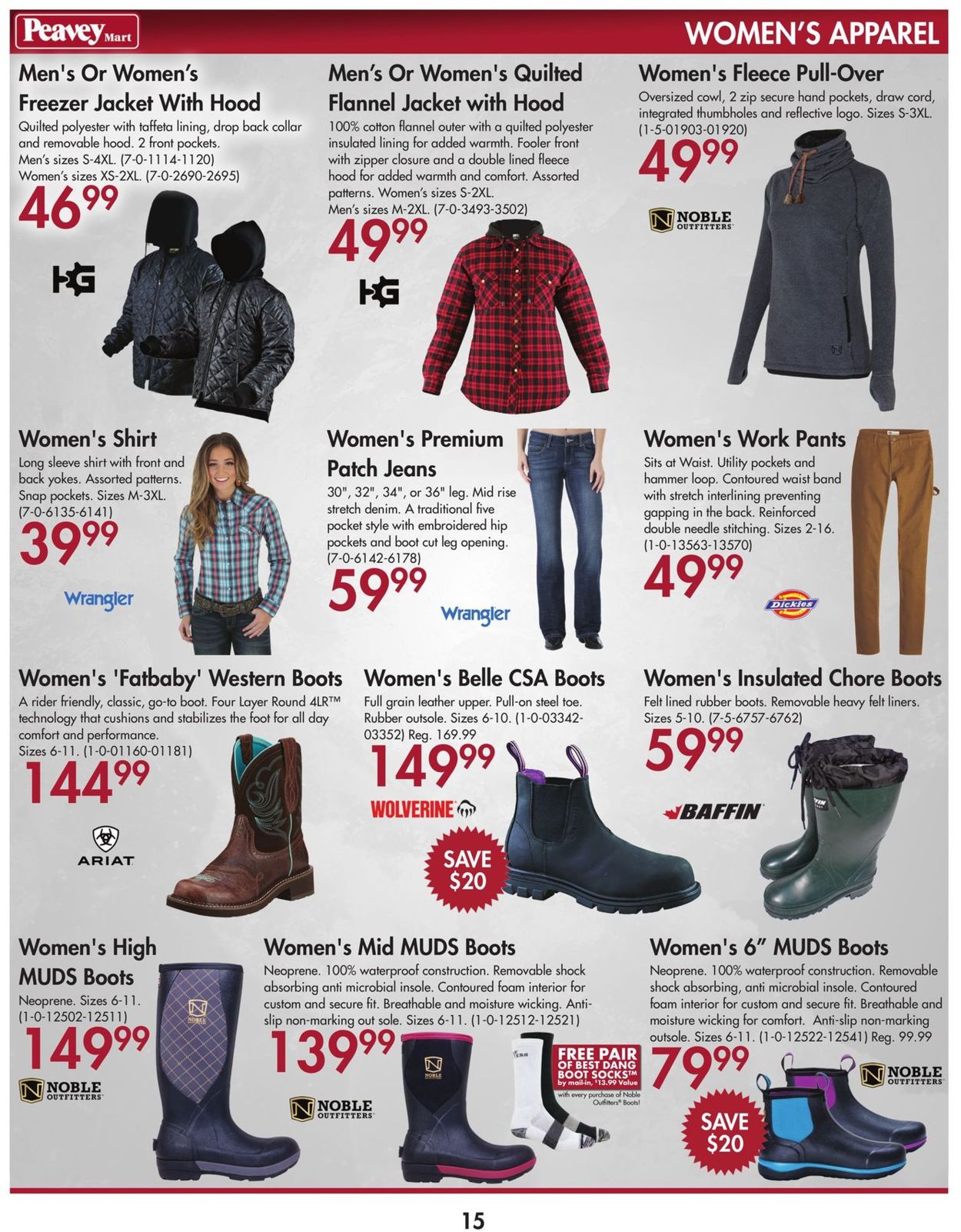 Peavey Mart Flyer - 08/23-09/24/2019 (Page 15)
