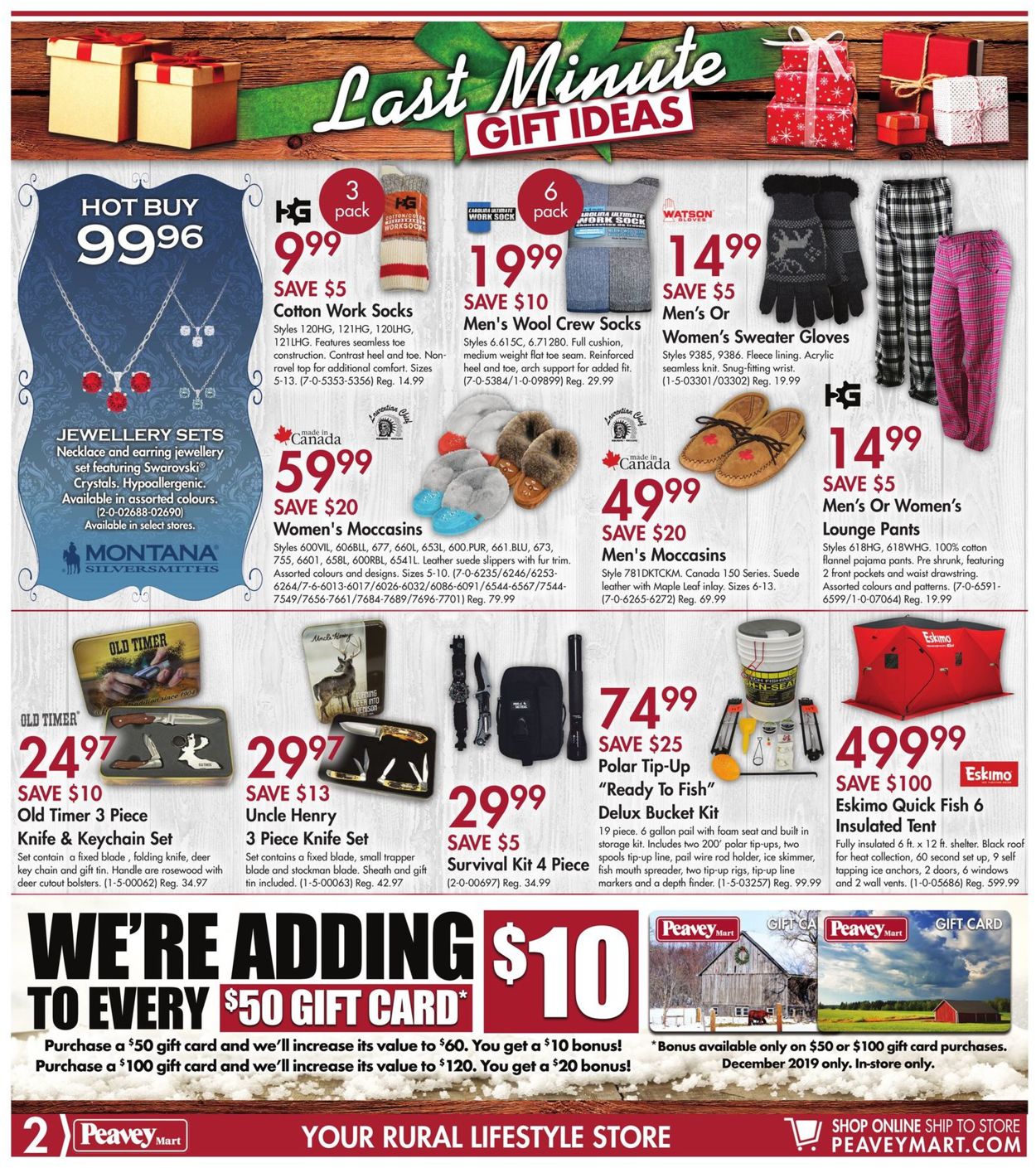 Peavey Mart CHRISTMAS GIFT IDEAS 2019 Flyer - 12/12-12/22/2019 (Page 2)