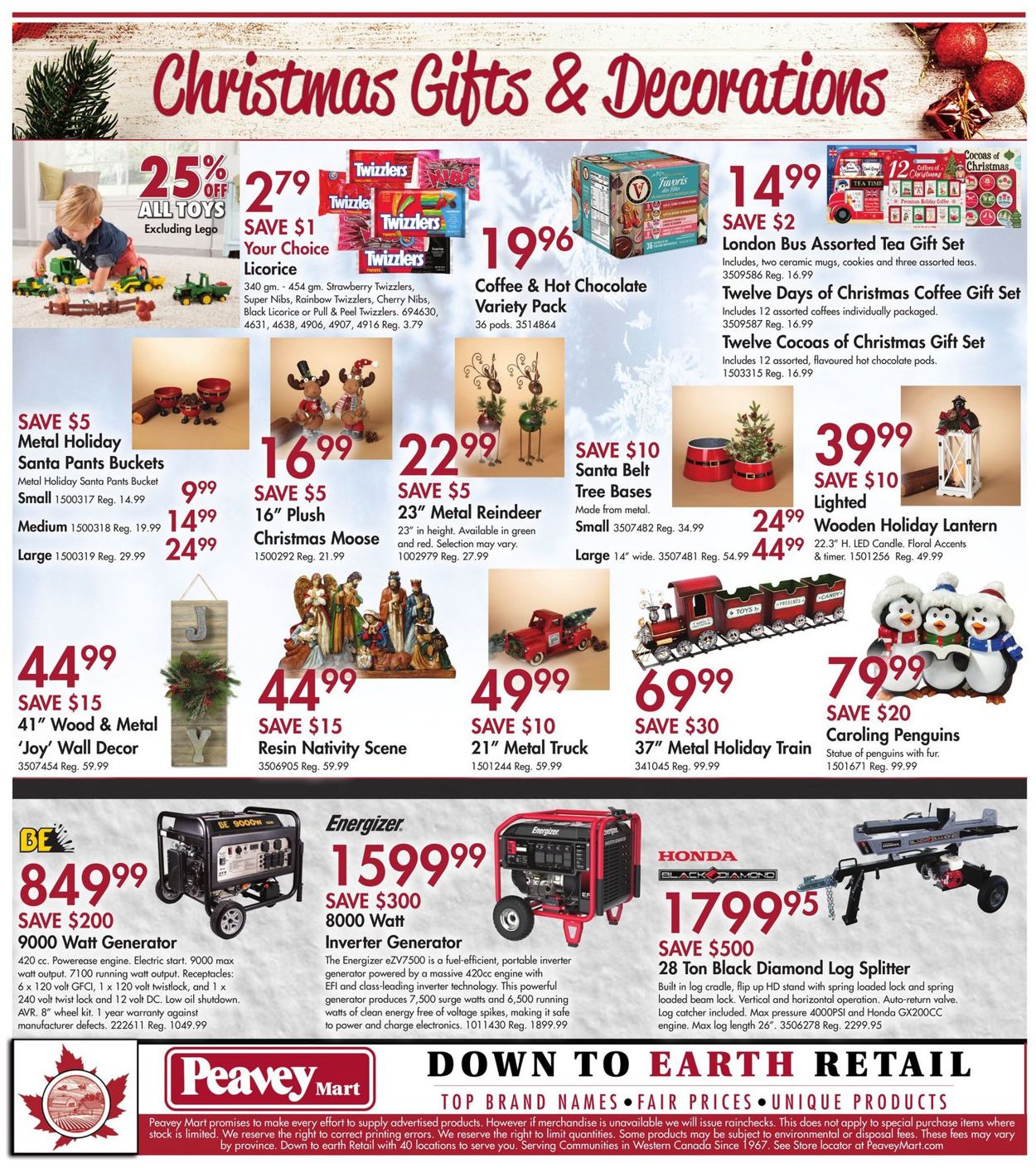 Peavey Mart - Christmas 2020 Flyer - 11/05-11/11/2020 (Page 22)