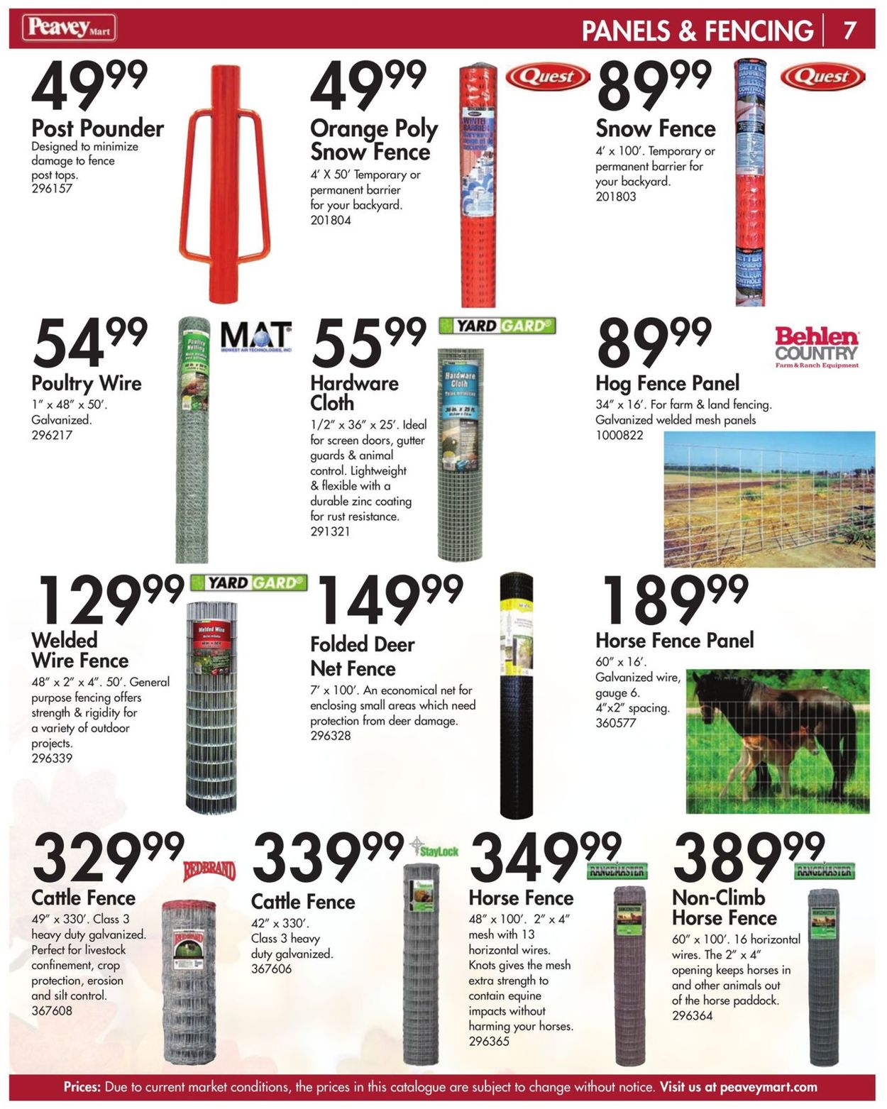 Peavey Mart Flyer - 08/18-11/30/2021 (Page 7)