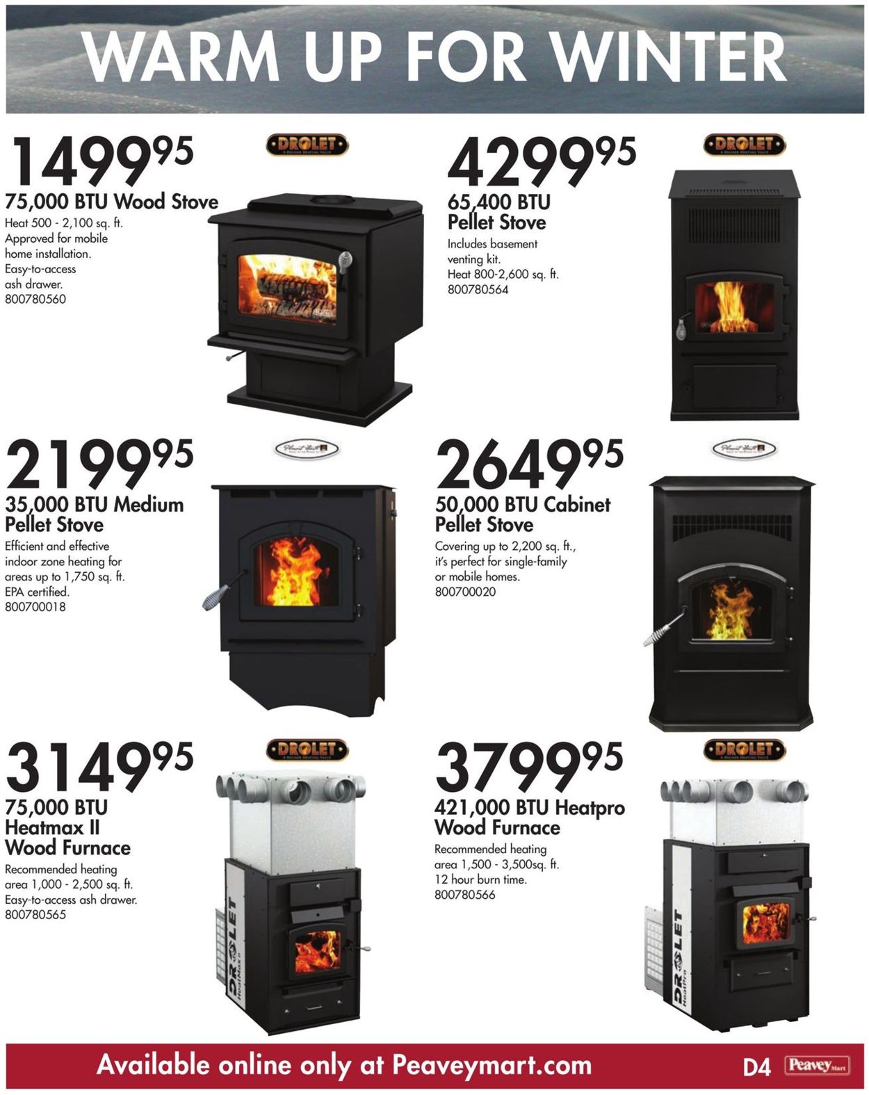 Peavey Mart Flyer - 08/18-11/30/2021 (Page 48)