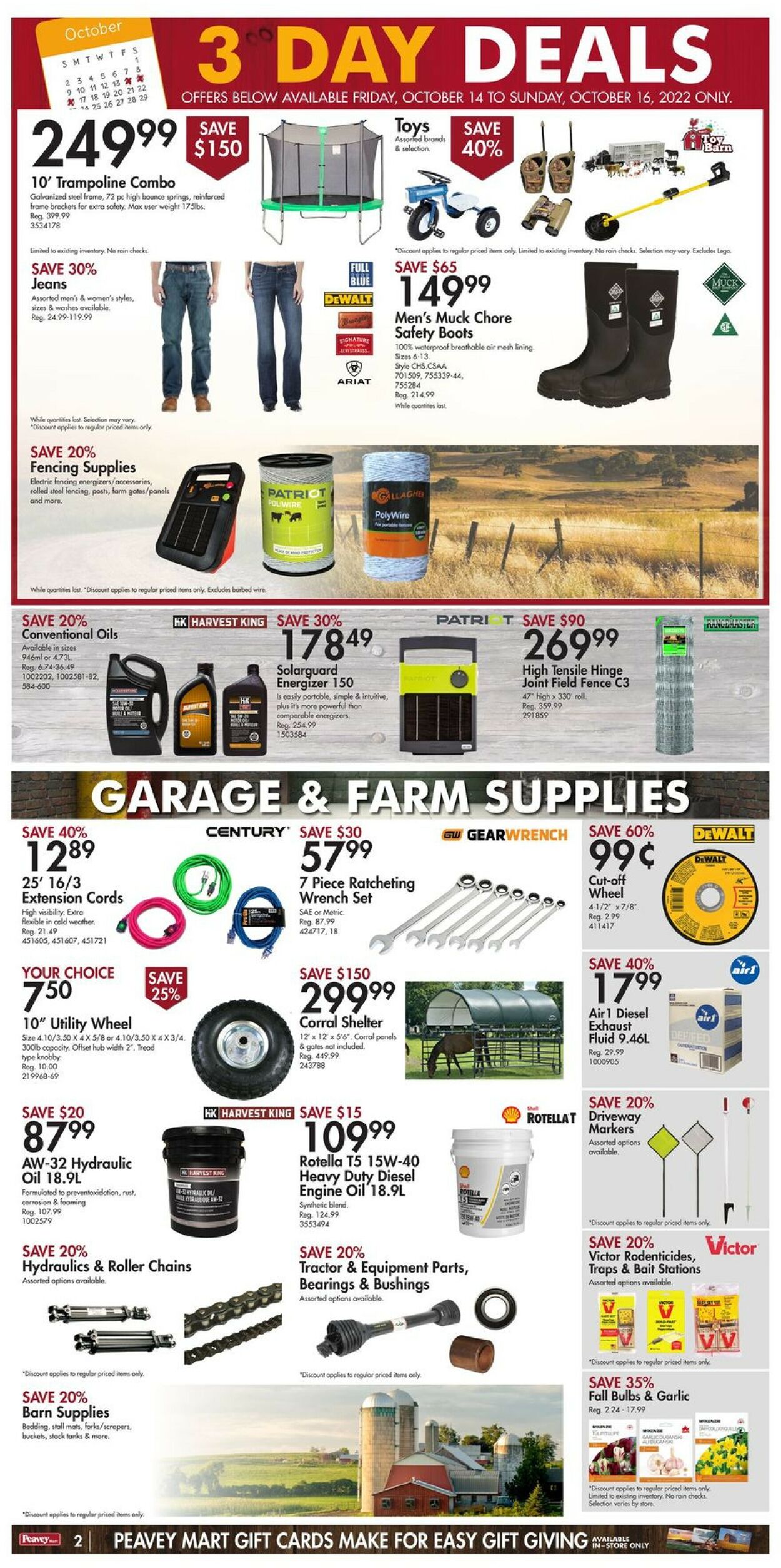 Peavey Mart Flyer - 10/14-10/20/2022 (Page 3)