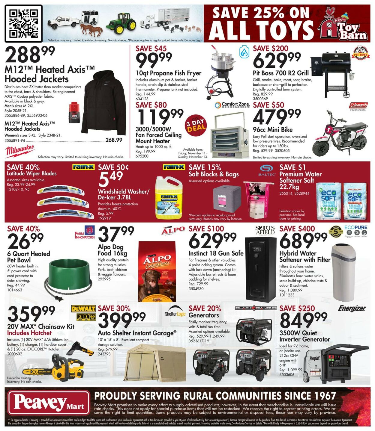 Peavey Mart Flyer - 11/11-11/17/2022 (Page 13)