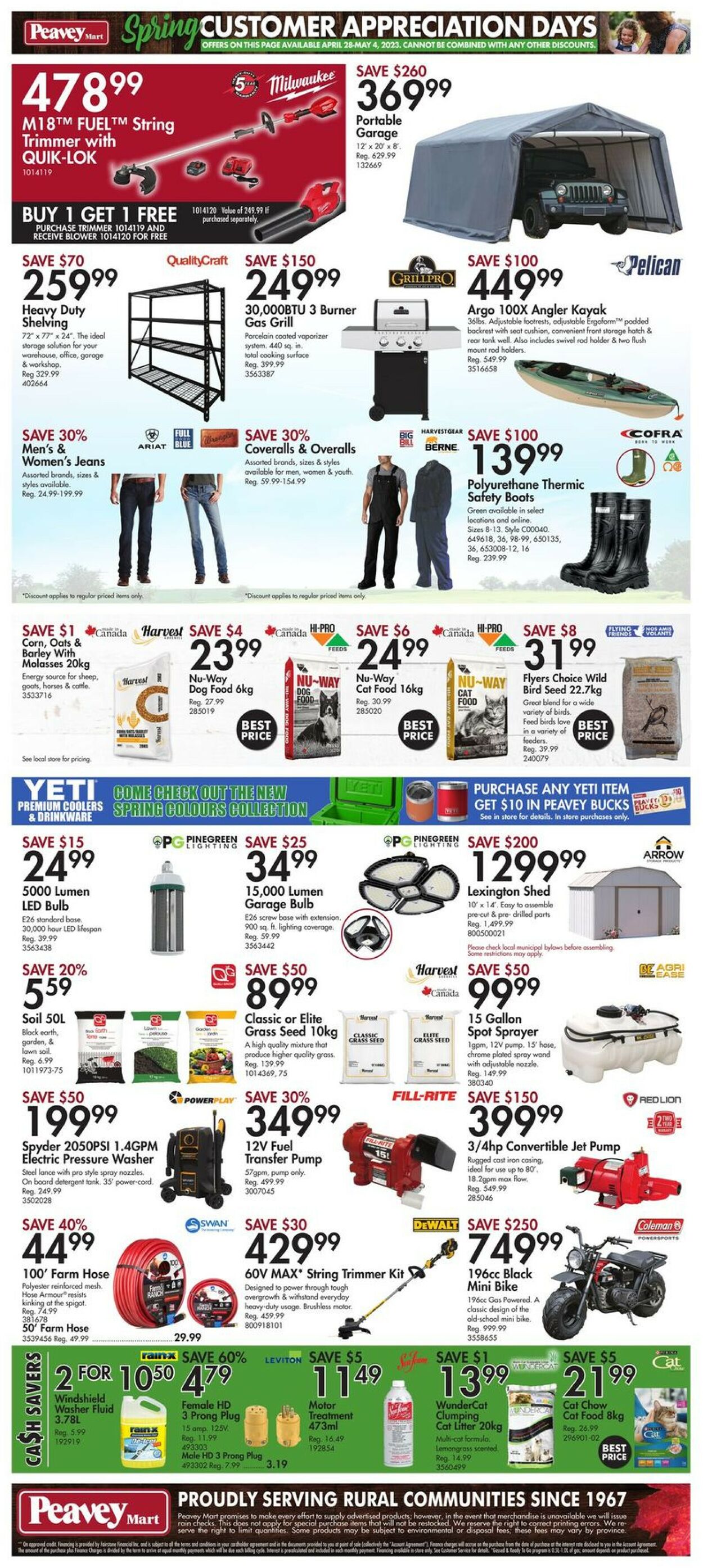 Peavey Mart Flyer - 04/28-05/04/2023 (Page 16)