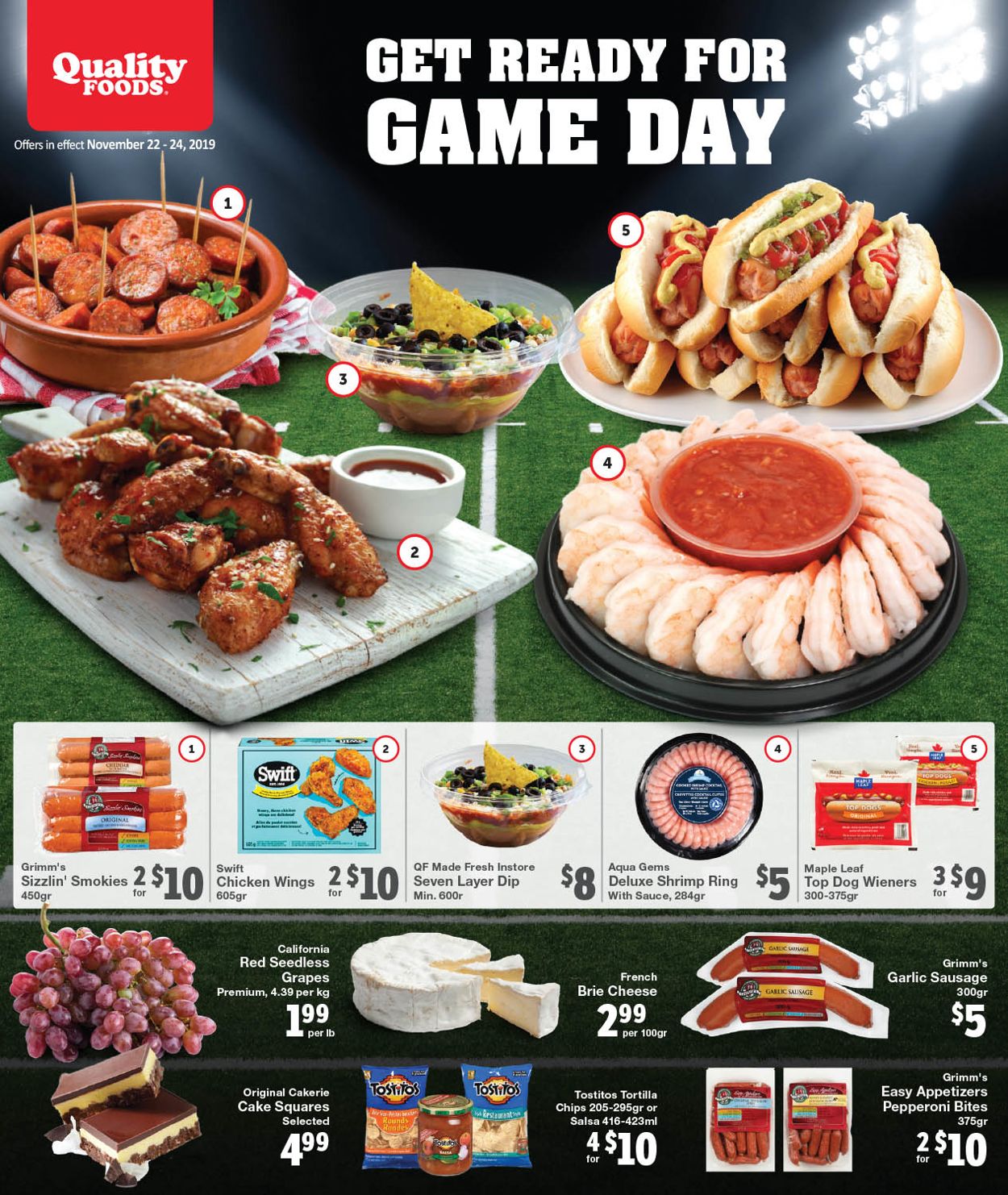 Quality Foods Flyer - 11/22-11/24/2019