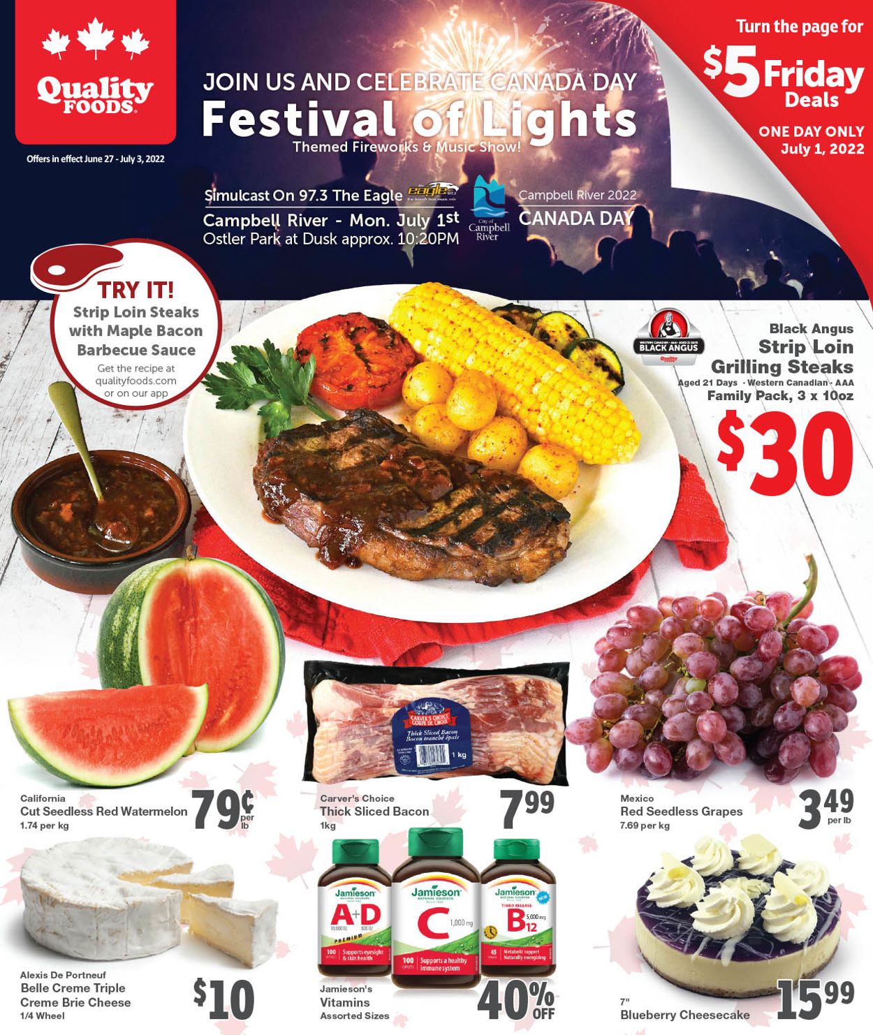 Quality Foods Flyer - 06/27-07/03/2022