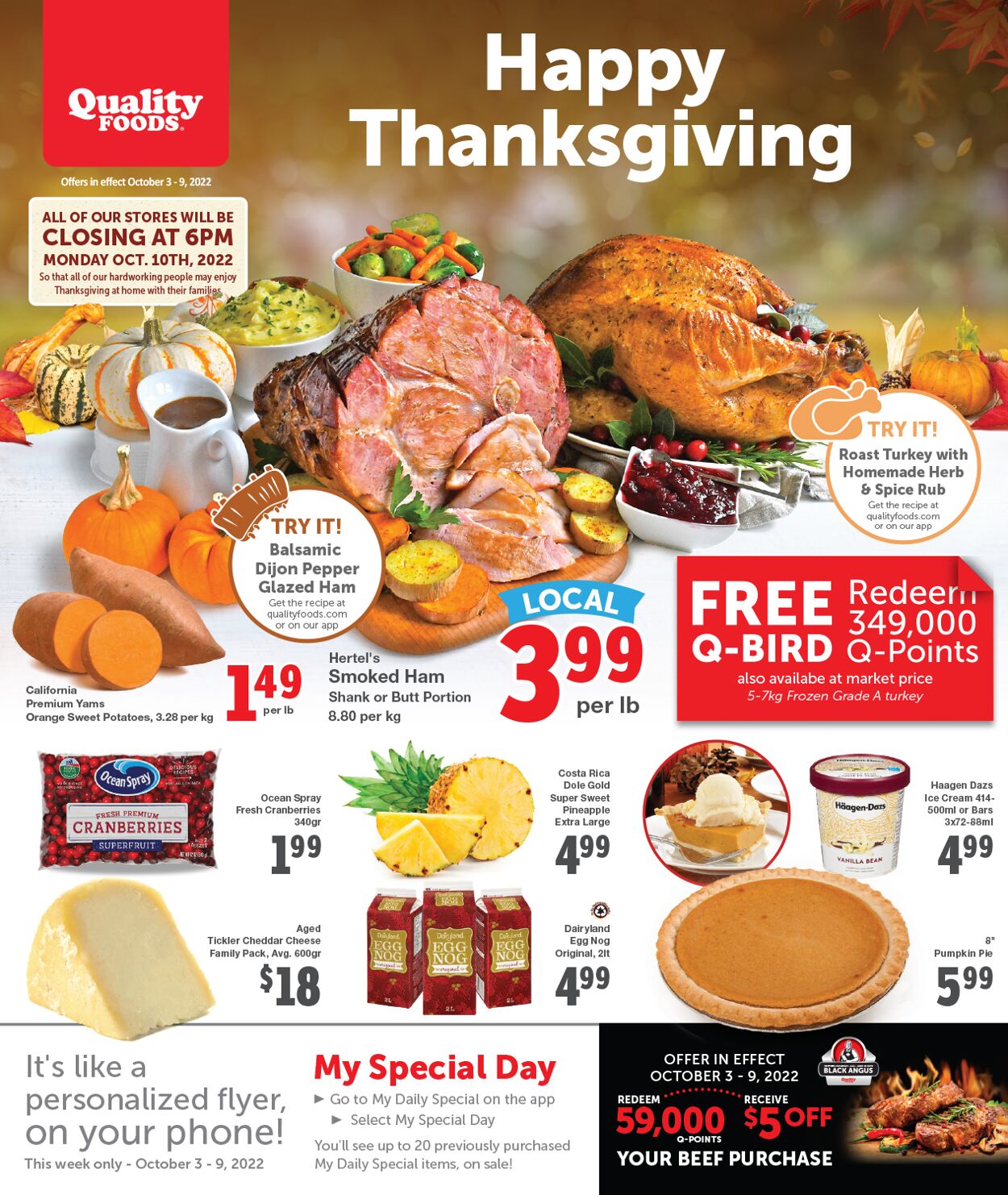 Quality Foods Flyer - 10/03-10/09/2022