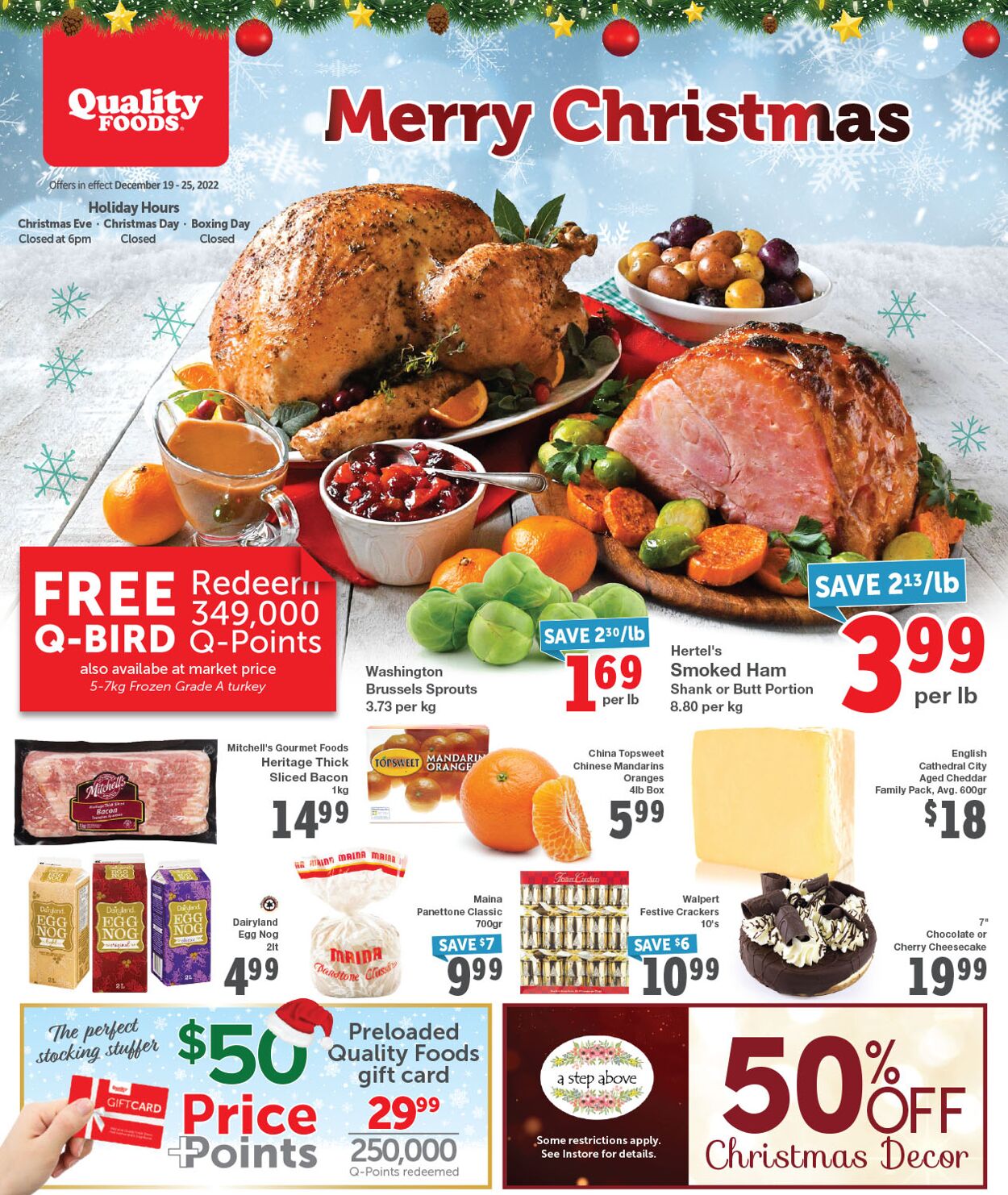 Quality Foods Flyer - 12/19-12/25/2022