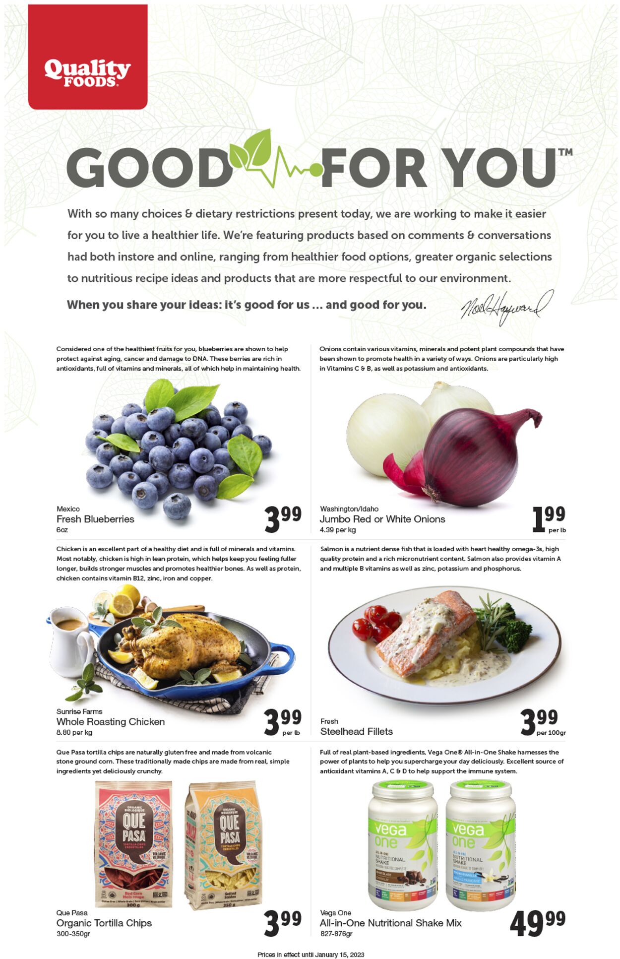 Quality Foods Flyer - 01/09-01/15/2023