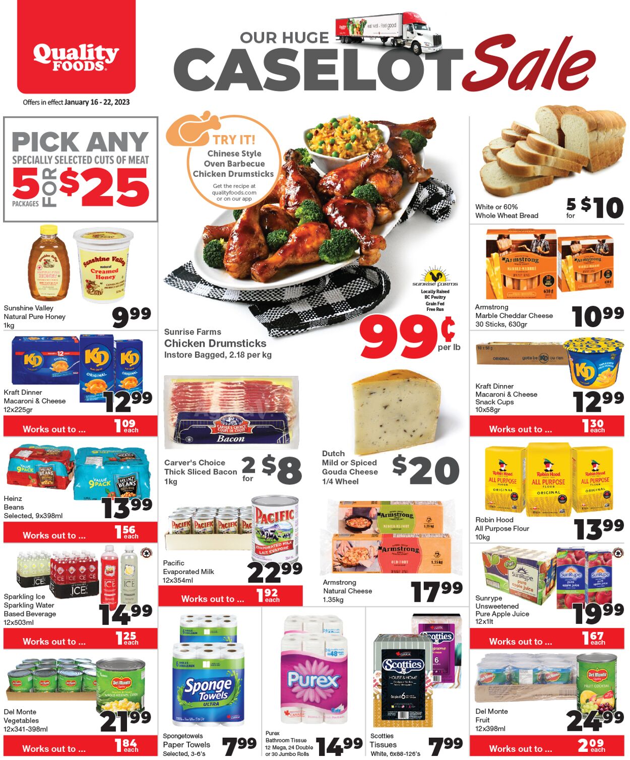 Quality Foods Flyer - 01/16-01/22/2023