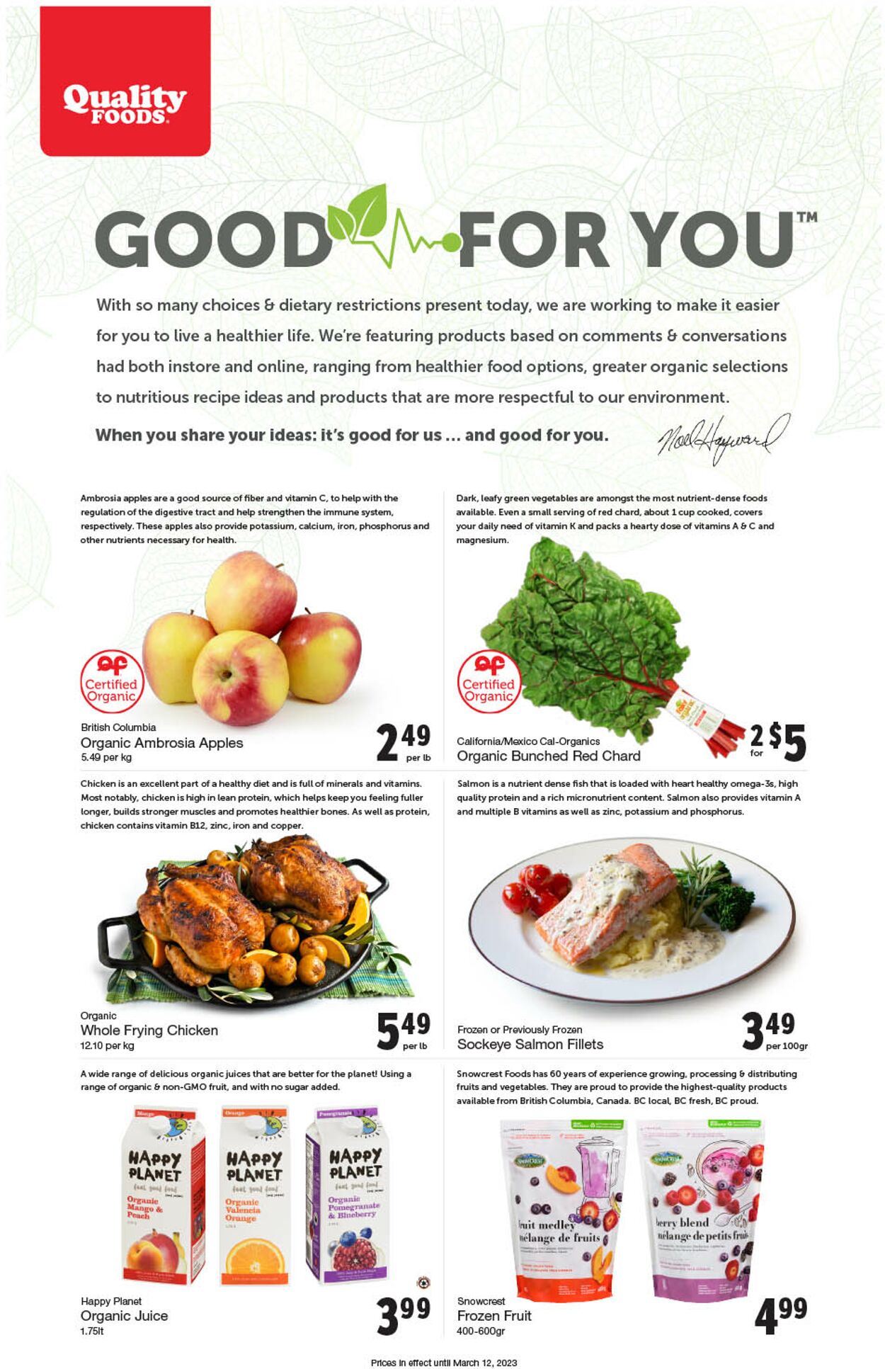 Quality Foods Flyer - 03/06-03/12/2023