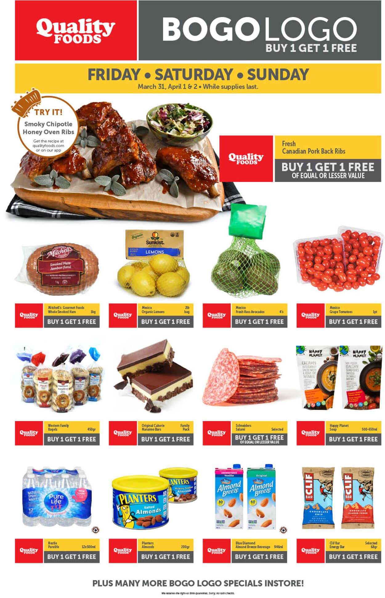 Quality Foods Flyer - 03/31-04/02/2023