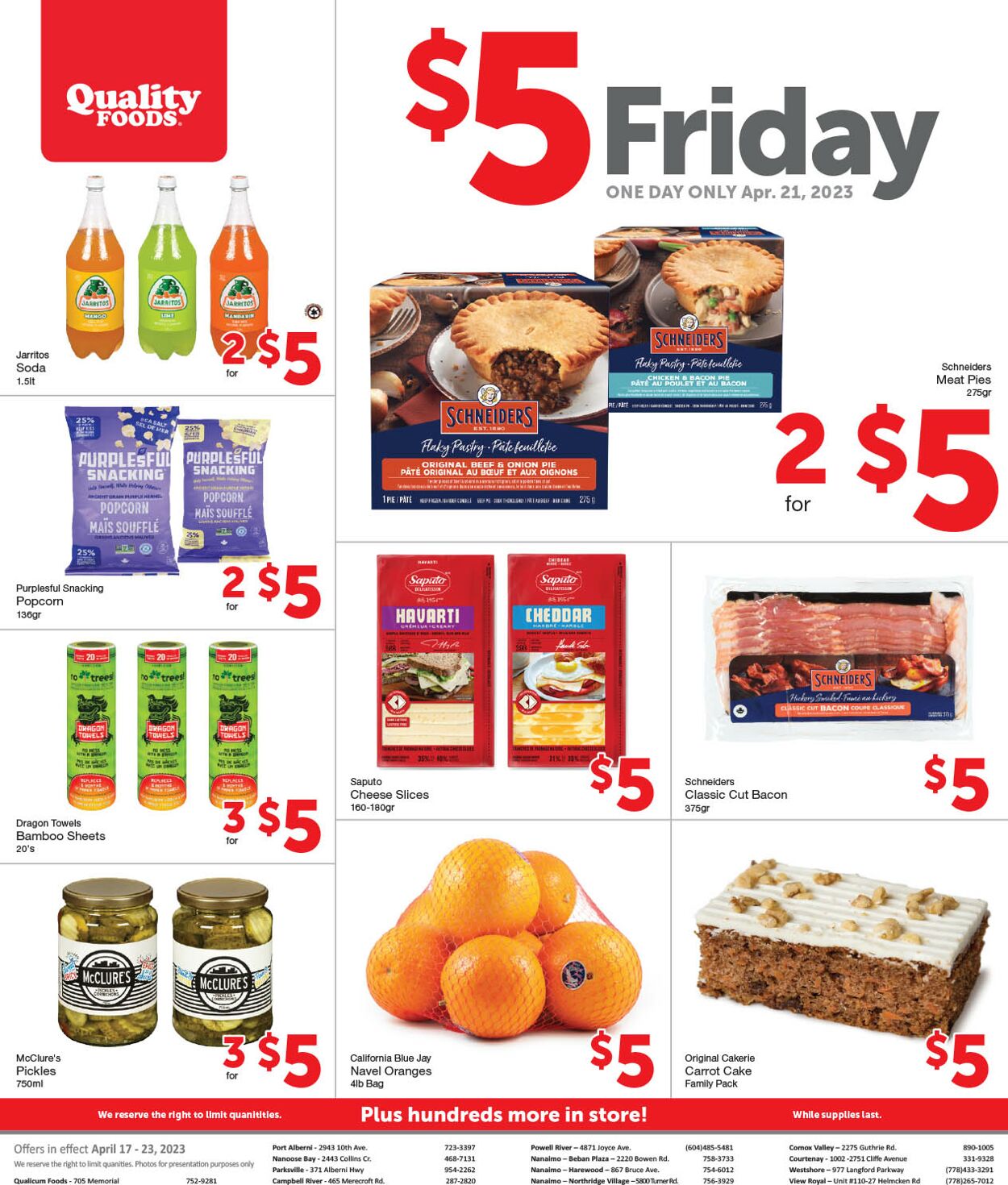 Quality Foods Flyer - 04/17-04/23/2023 (Page 9)