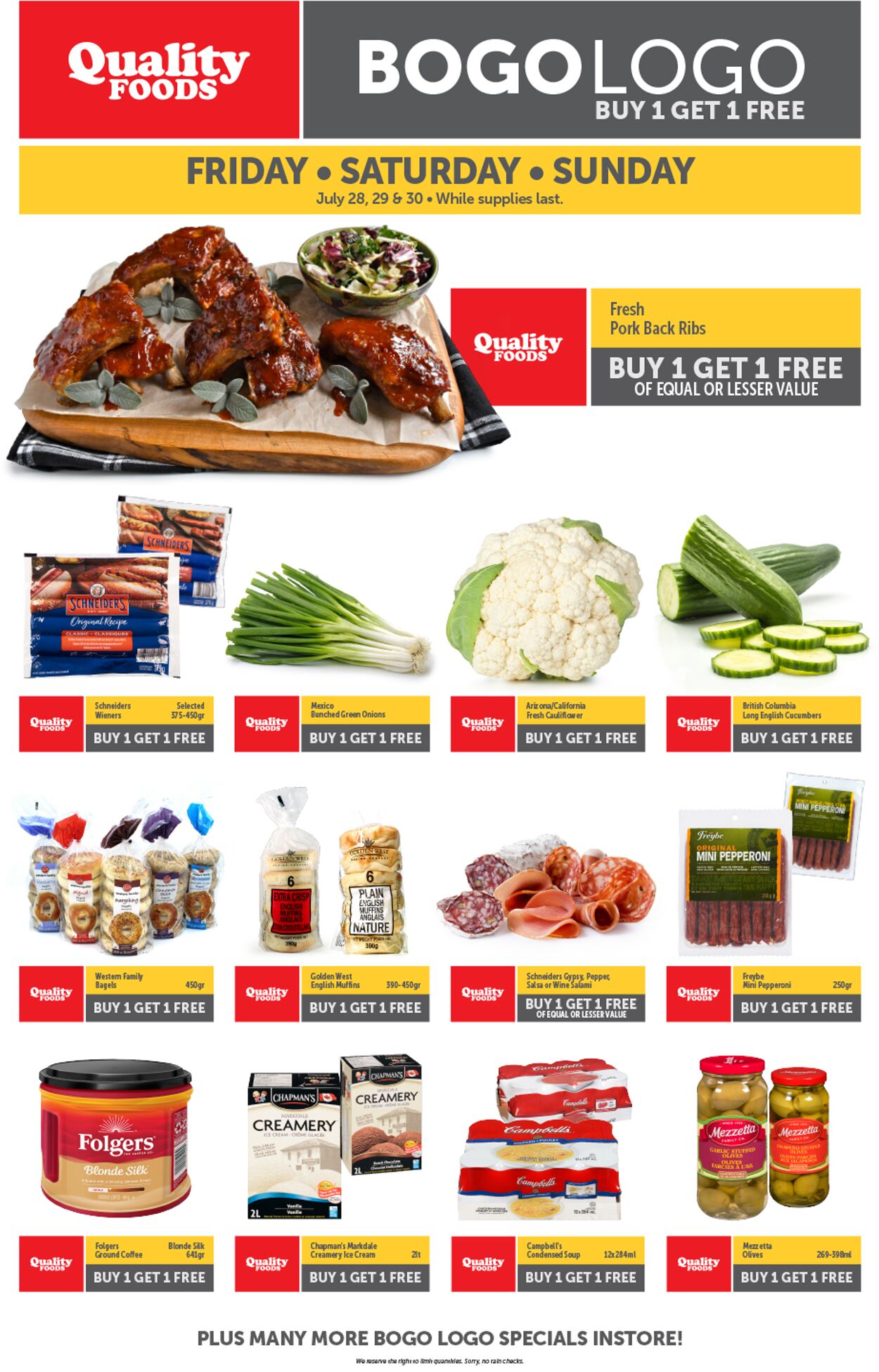 Quality Foods Flyer - 07/28-07/30/2023