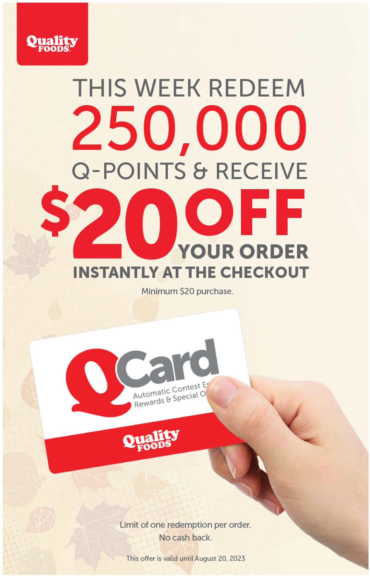 Quality Foods Flyer - 08/14-08/20/2023