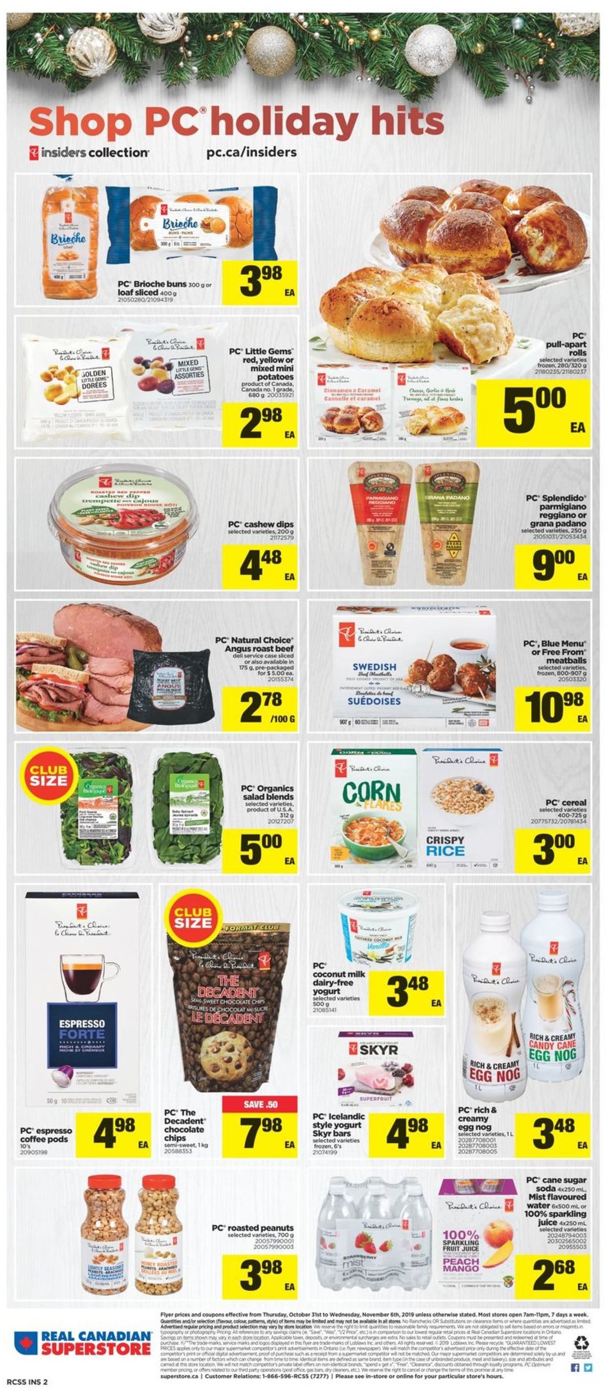 Real Canadian Superstore Flyer - 10/31-11/06/2019 (Page 21)