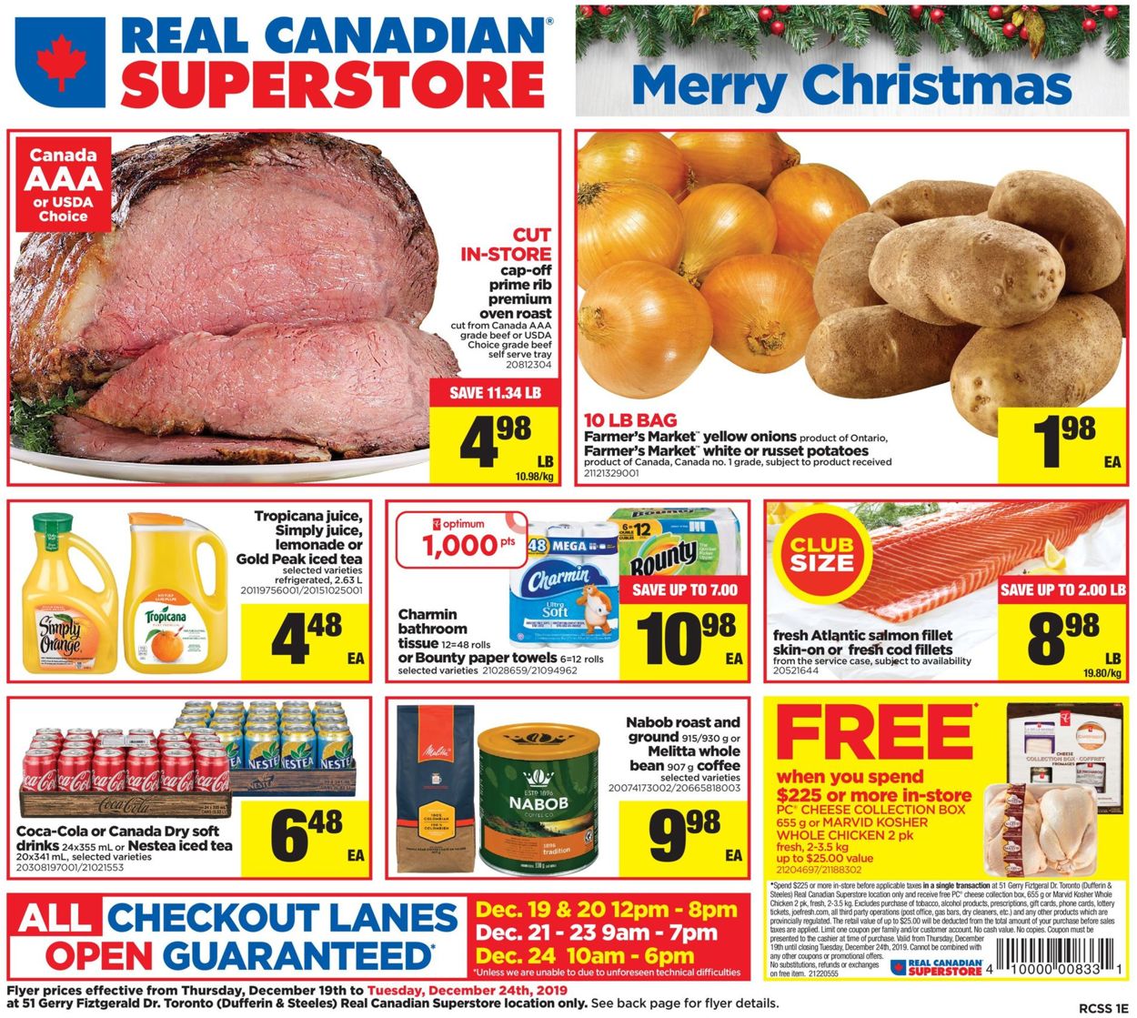 Real Canadian Superstore Christmas Flyer 2019 Flyer - 12/19-12/24/2019