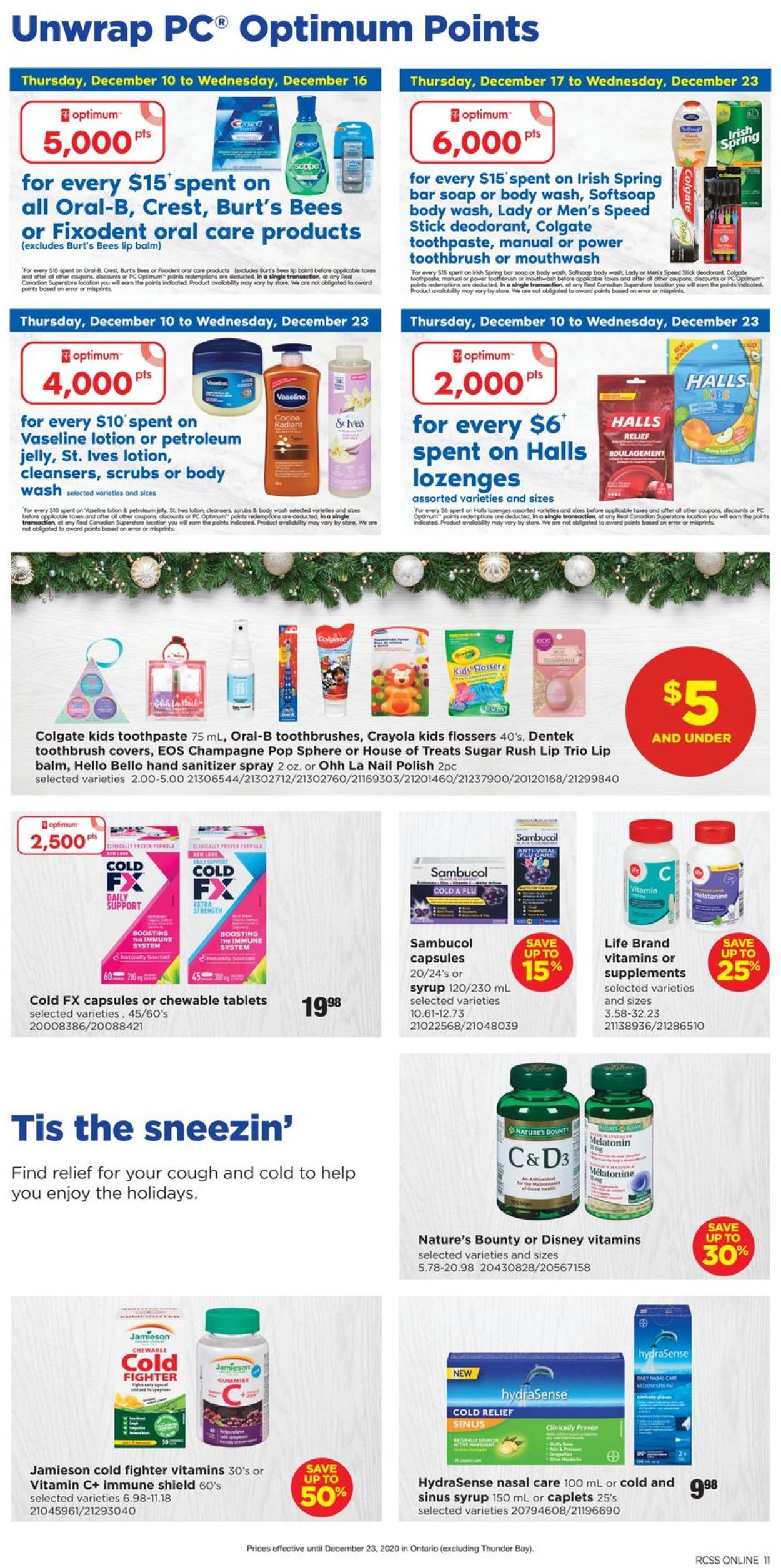 Real Canadian Superstore - Holiday 2020 Flyer - 12/10-12/23/2020 (Page 11)
