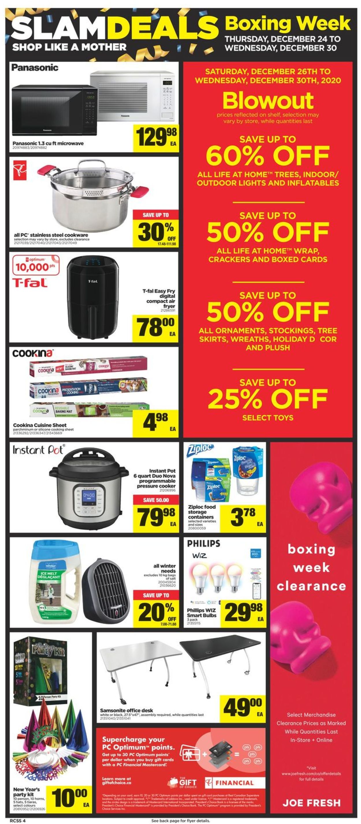 Real Canadian Superstore - Boxing Week 2020 Flyer - 12/24-12/30/2020 (Page 4)