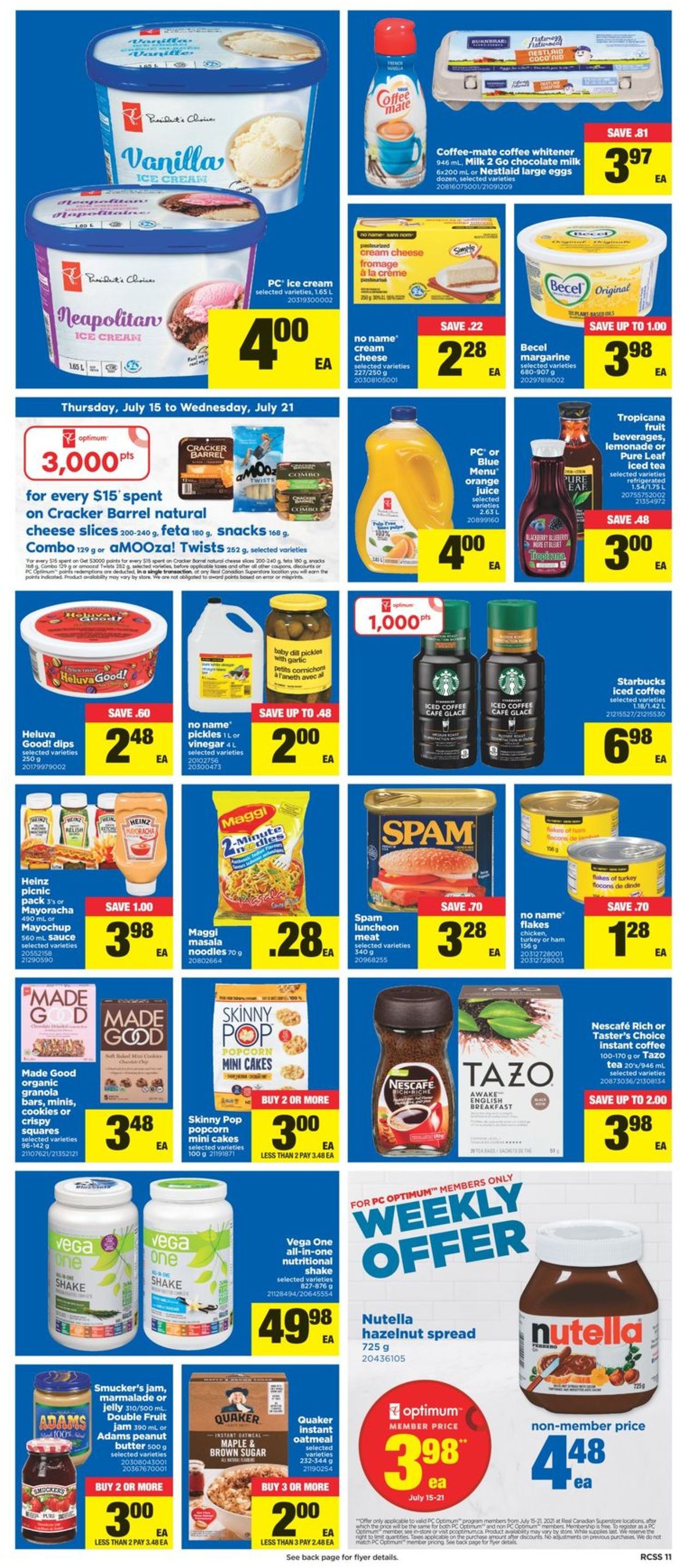 Real Canadian Superstore Flyer - 07/15-07/21/2021 (Page 11)