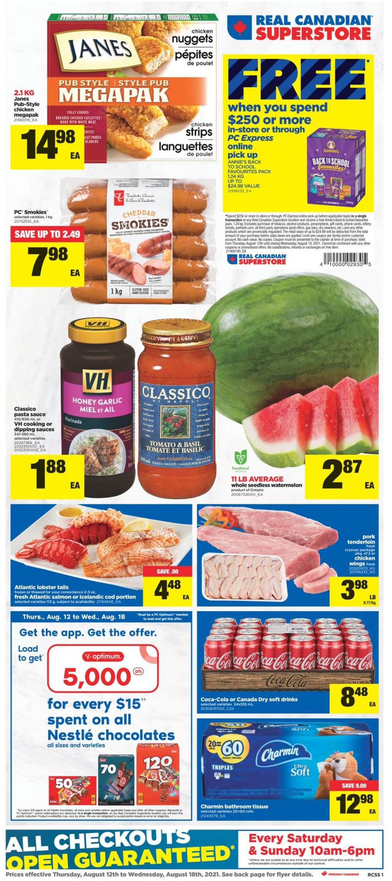 Real Canadian Superstore Flyer - 08/12-08/18/2021