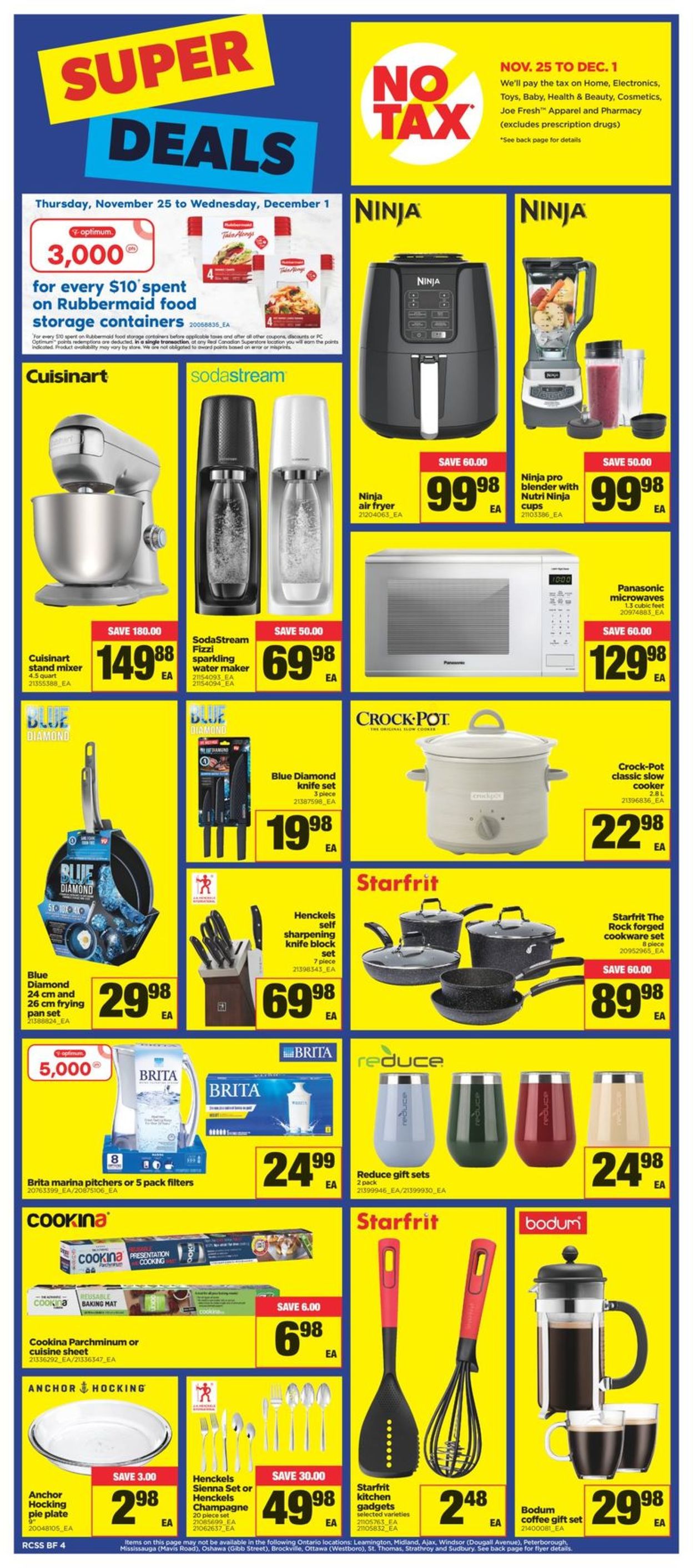 Real Canadian Superstore BLACK FRIDAY 2021 Flyer - 11/25-12/01/2021 (Page 4)