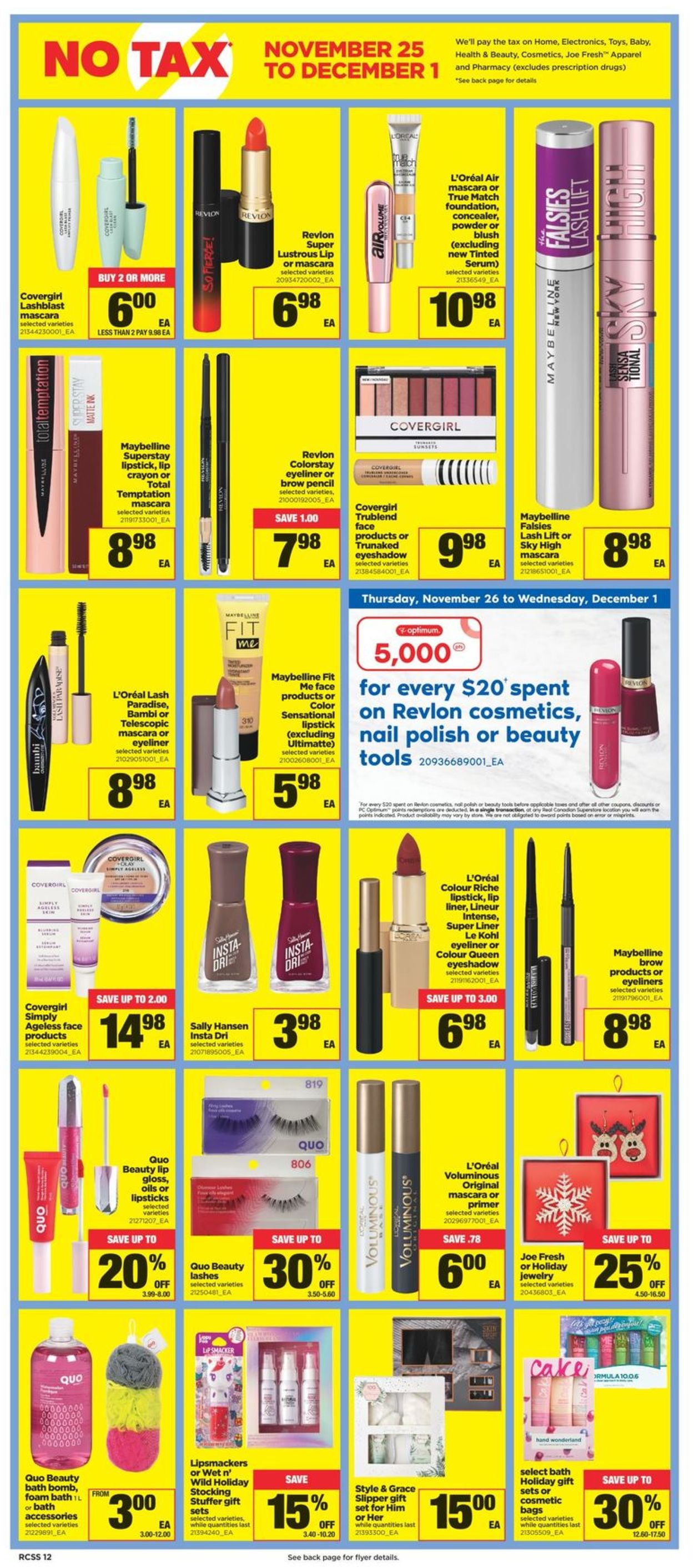 Real Canadian Superstore BLACK FRIDAY 2021 Flyer - 11/25-12/01/2021 (Page 12)