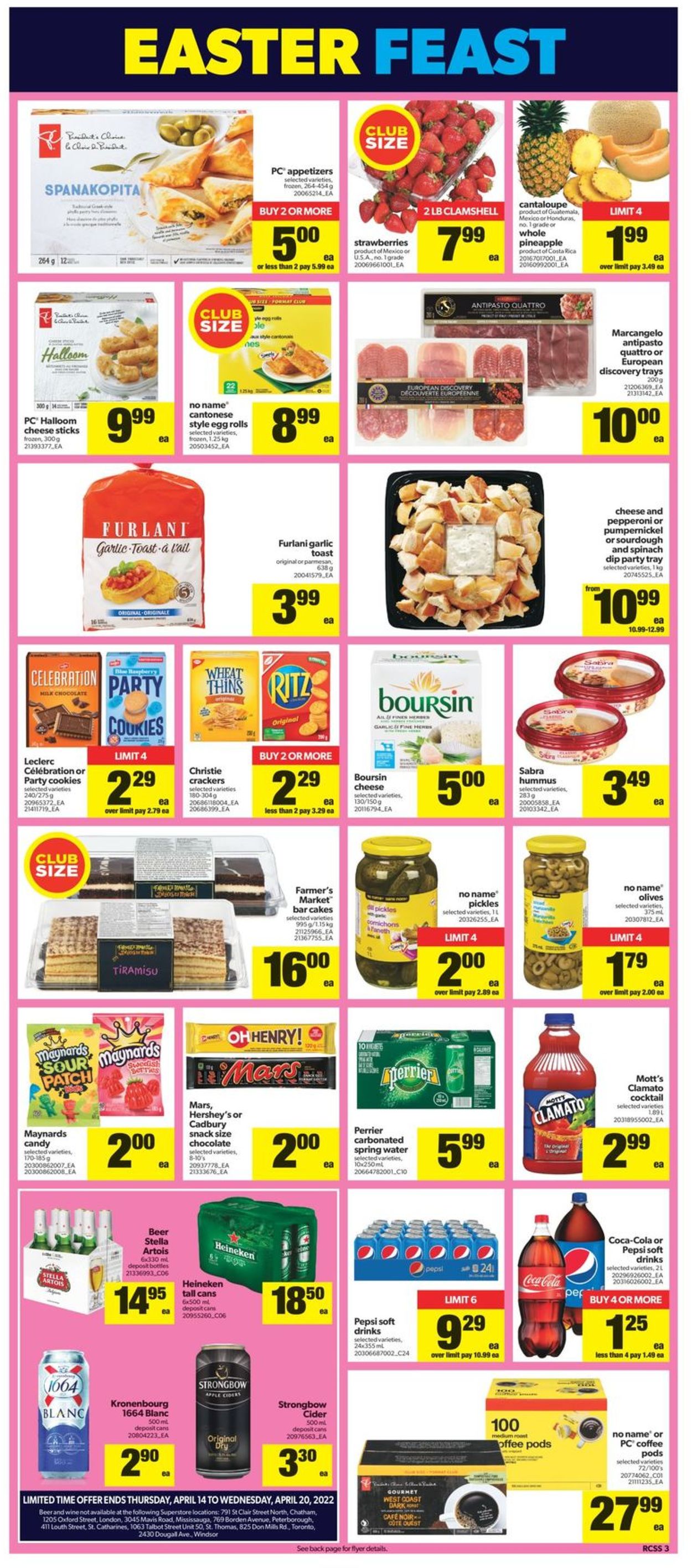 Real Canadian Superstore EASTER 2022 Flyer - 04/14-04/20/2022 (Page 4)
