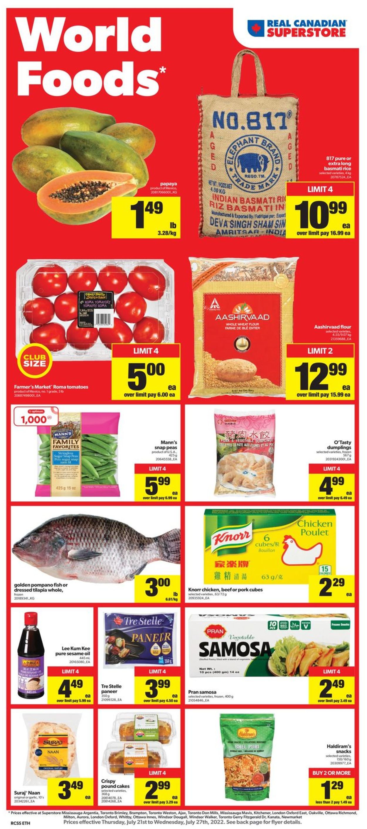 Real Canadian Superstore Flyer - 07/21-07/27/2022