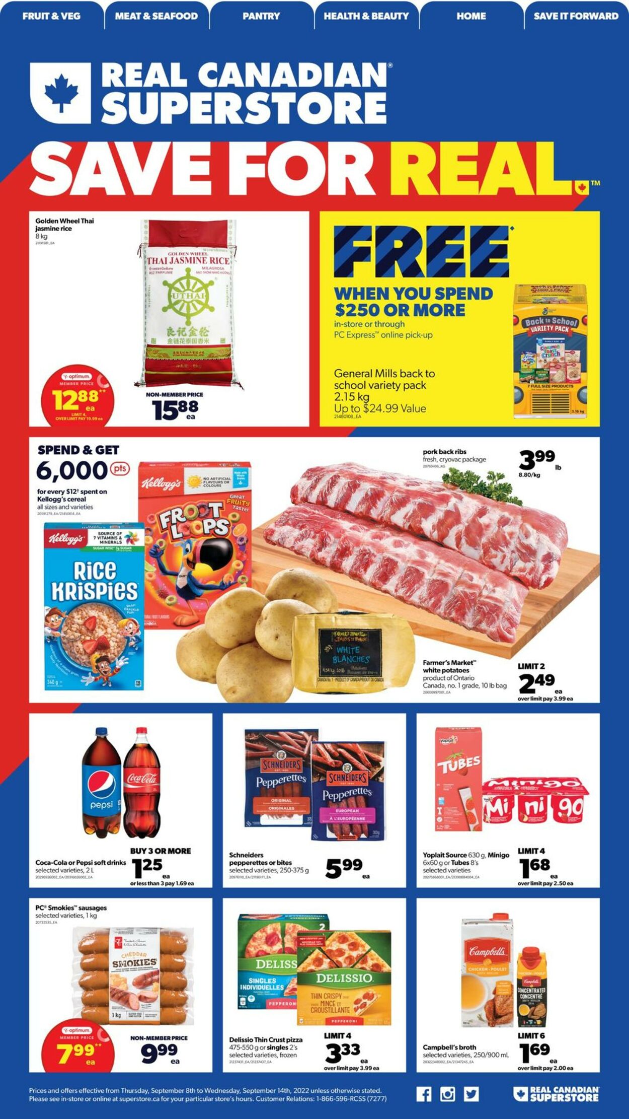 Real Canadian Superstore Flyer - 09/08-09/14/2022