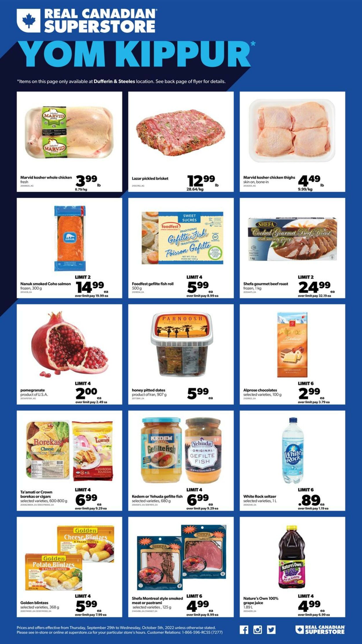 Real Canadian Superstore Flyer - 09/29-10/05/2022