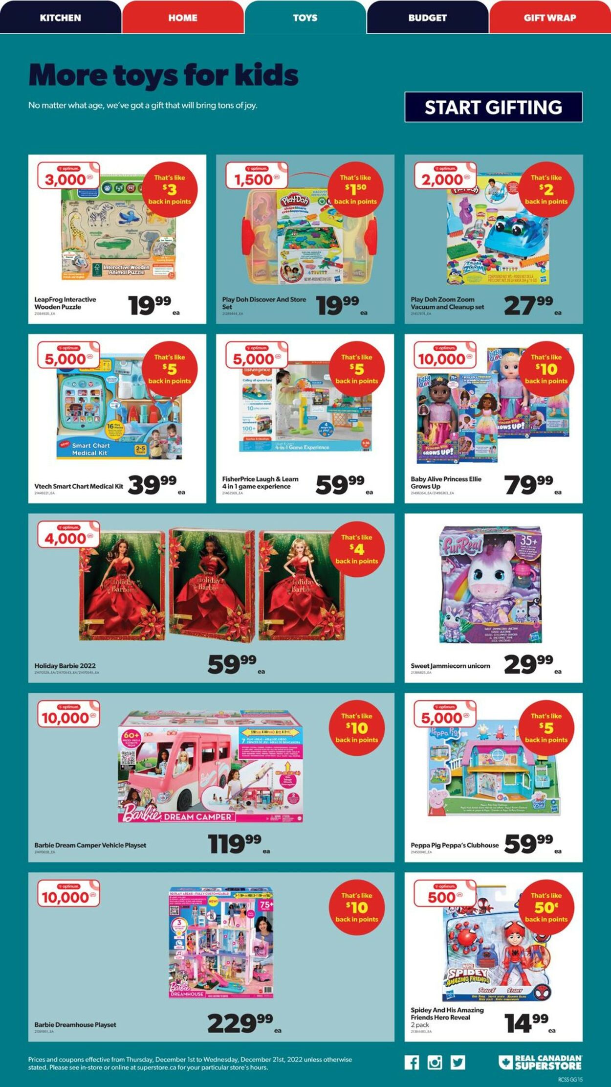Real Canadian Superstore Flyer - 12/01-12/21/2022 (Page 15)