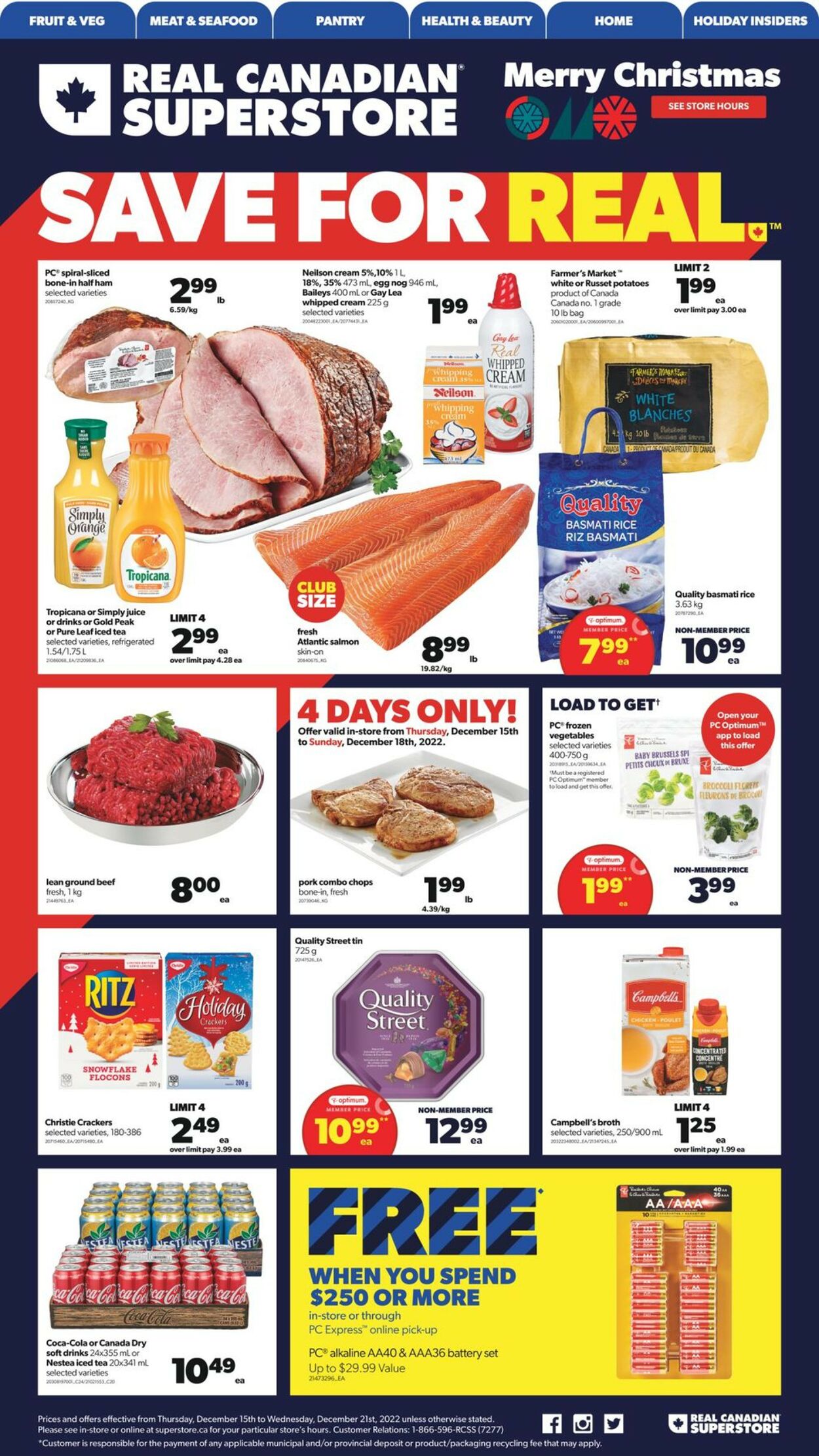 Real Canadian Superstore Flyer - 12/15-12/21/2022