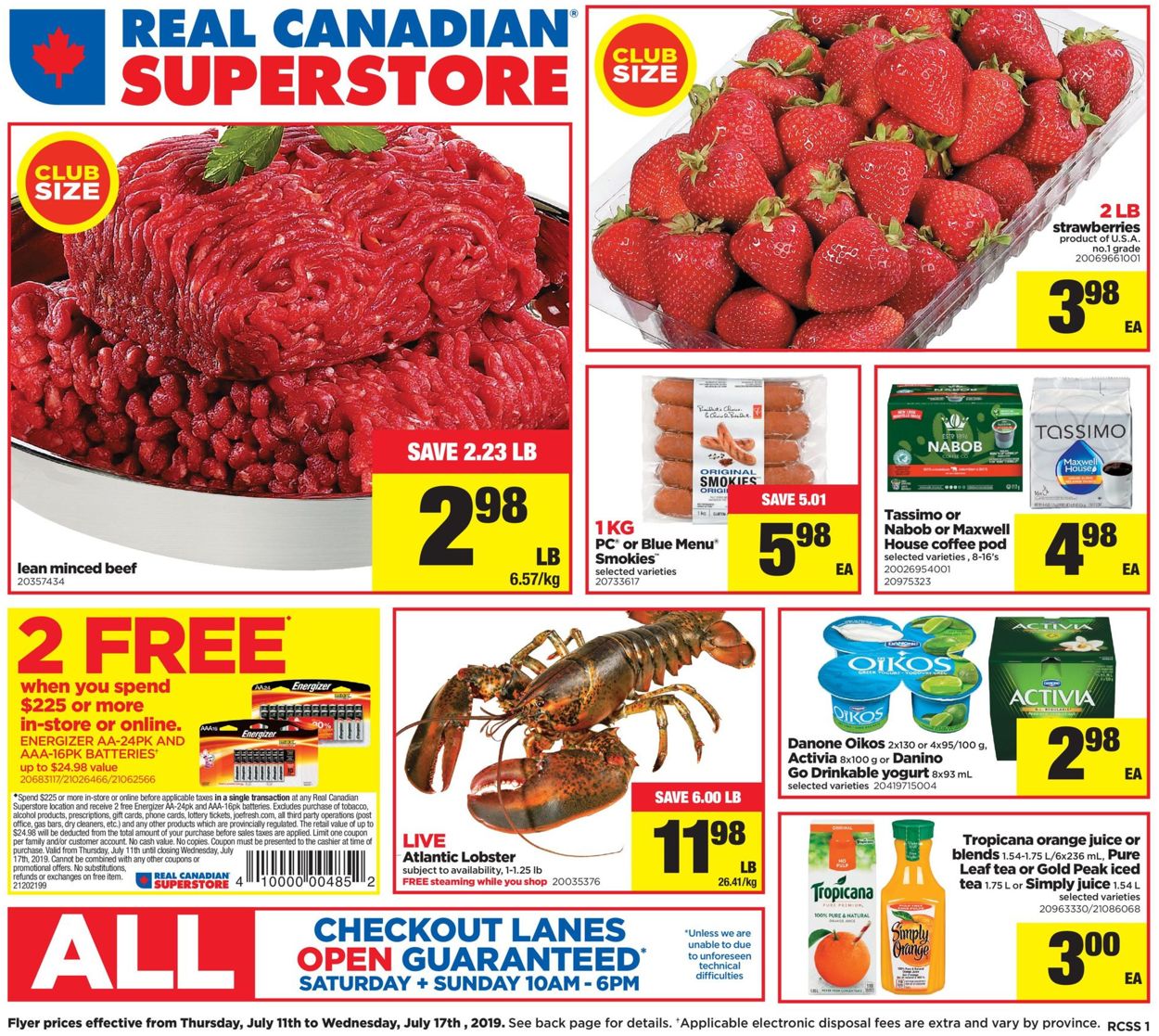 Real Canadian Superstore Flyer - 07/11-07/17/2019