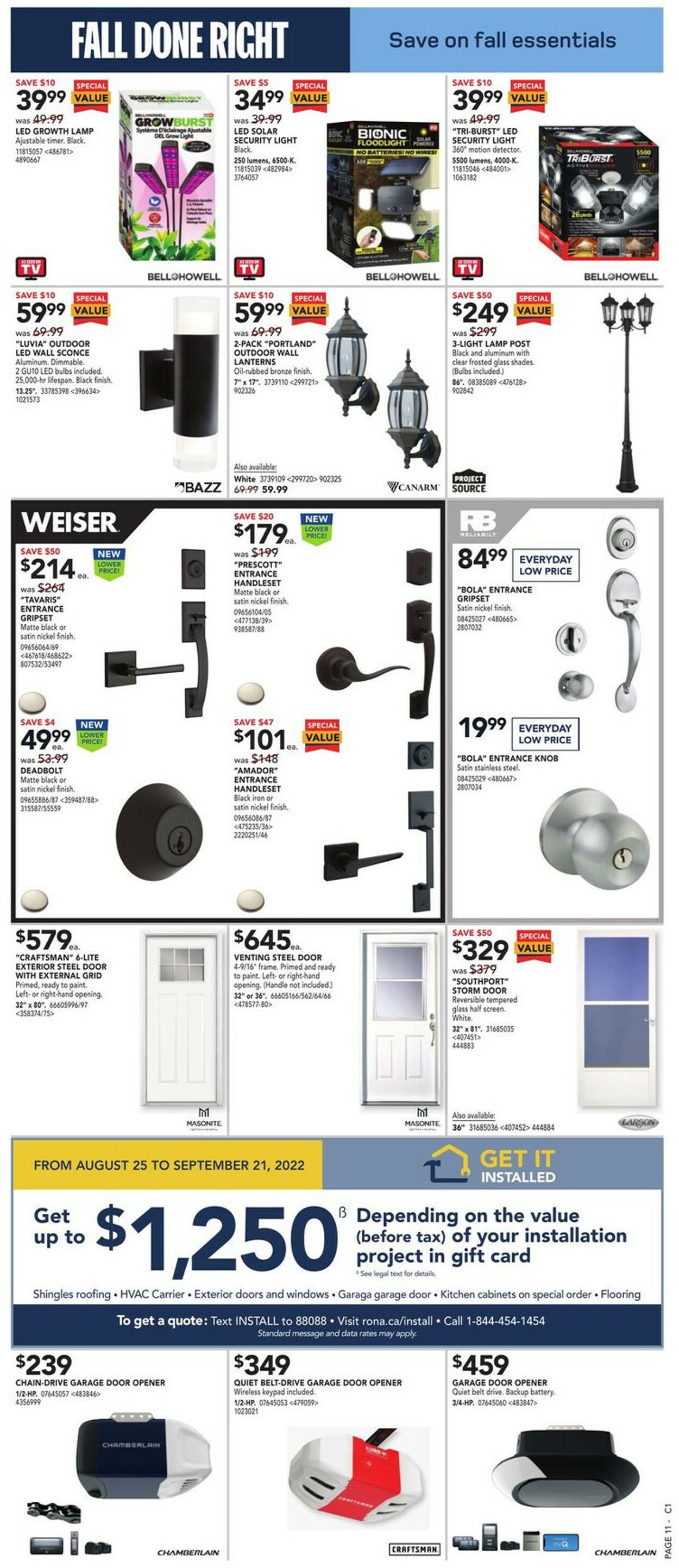 RONA Flyer - 09/01-09/07/2022 (Page 13)