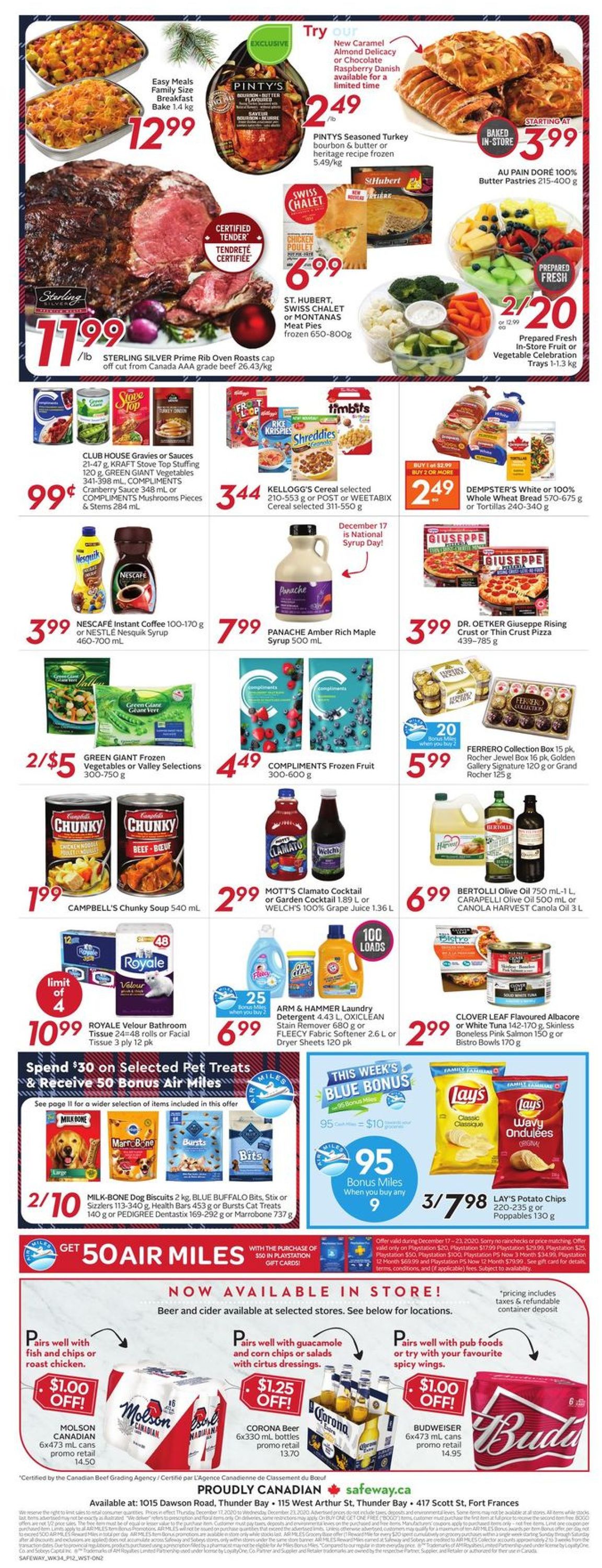 Safeway - Holiday 2020 Flyer - 12/17-12/24/2020 (Page 18)