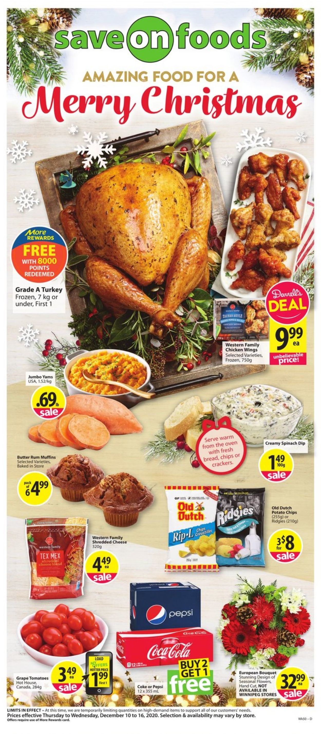 Save-On-Foods - Holiday 2020 Flyer - 12/10-12/16/2020